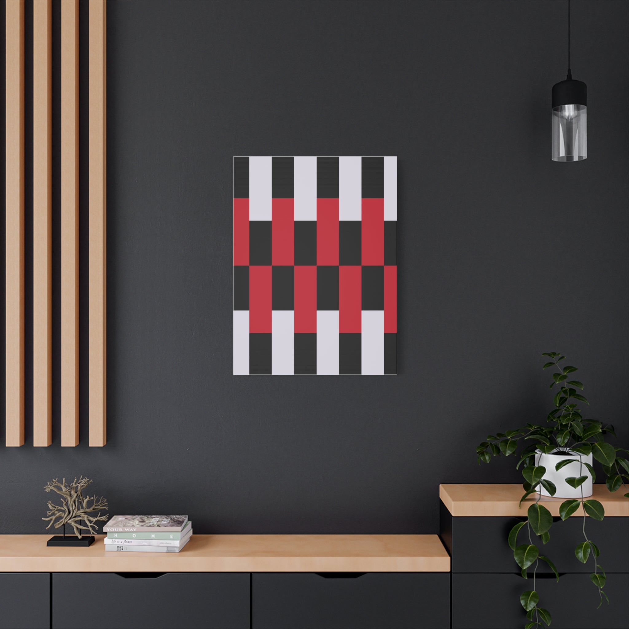 Abstract Geometric Canvas Art Print