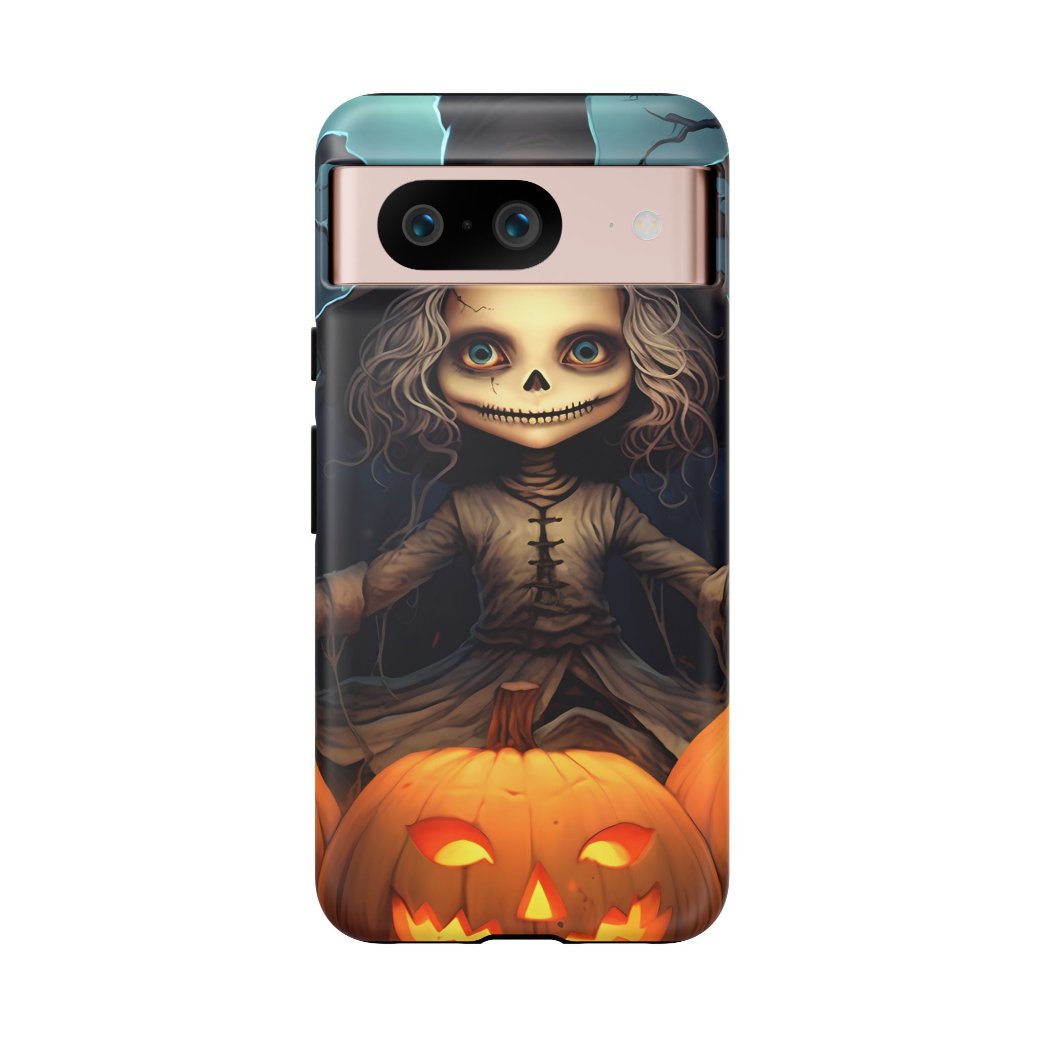 Spooky Skull Girl Halloween Google Google Pixel Case (All Models)