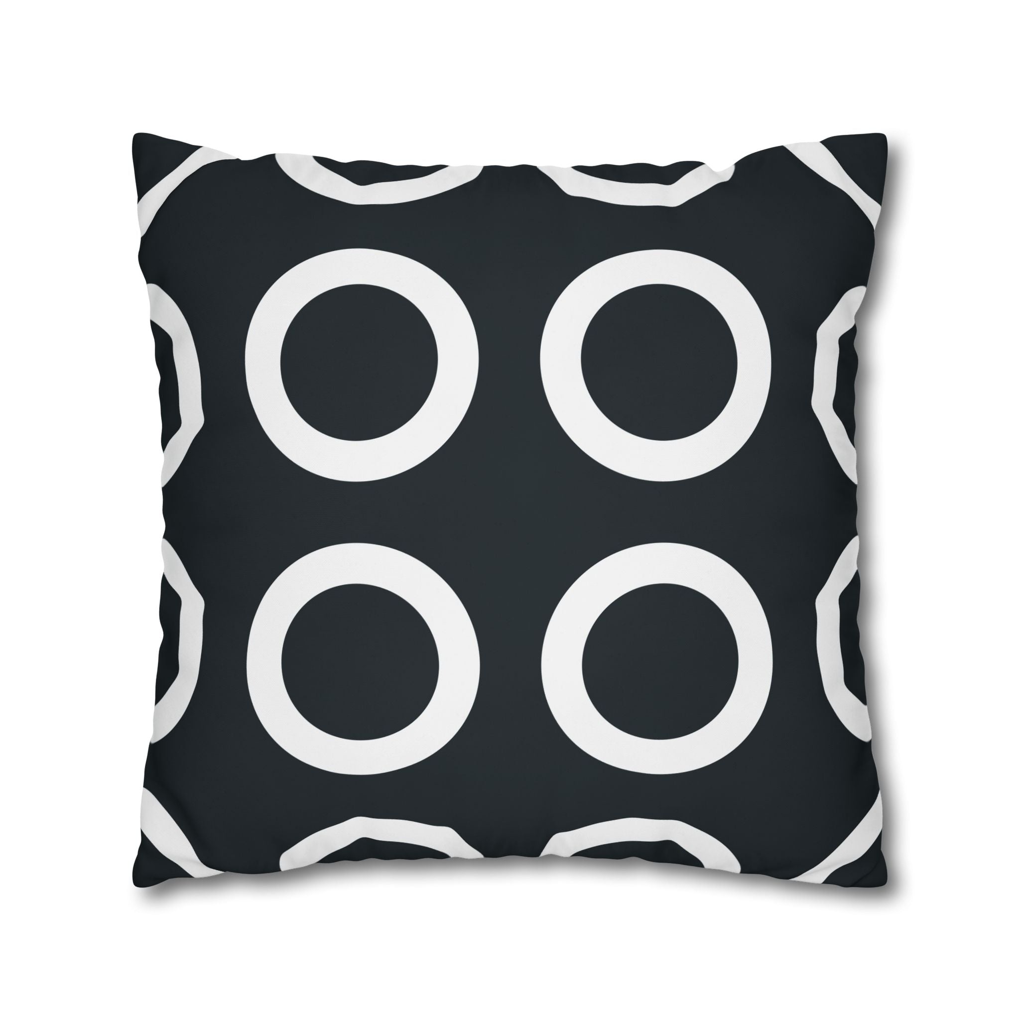 Navy Blue & White Dot Pillowcase