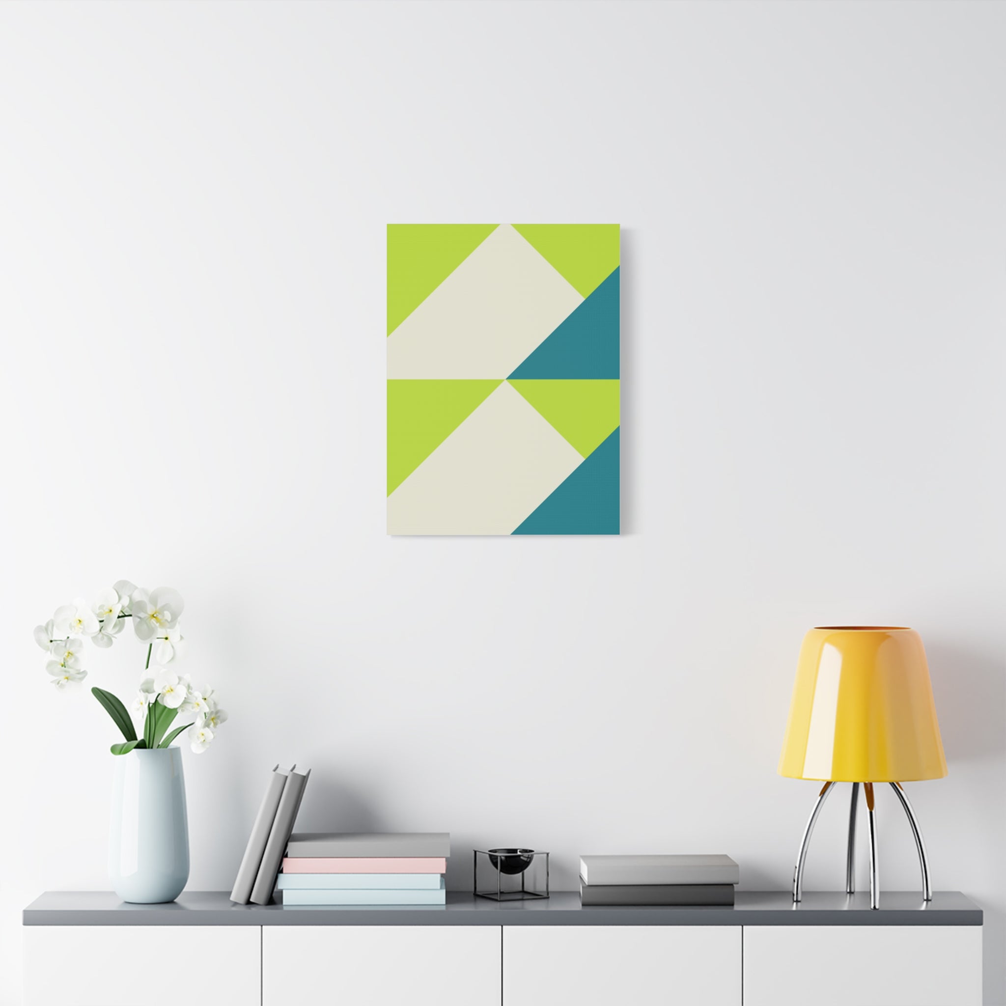 Geometric Triangle Canvas Wall Art