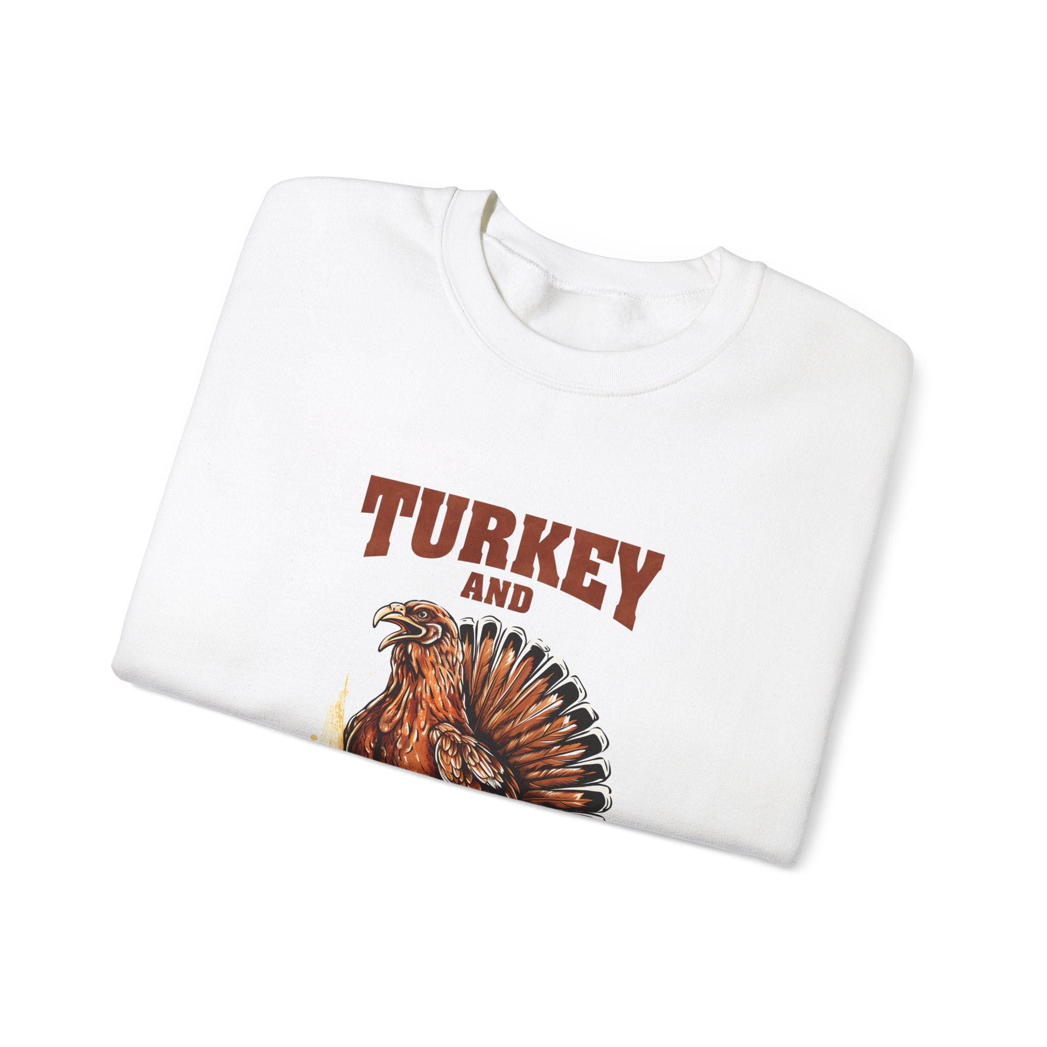 Turkey & Touchdowns Thanksgiving Sweatshirt