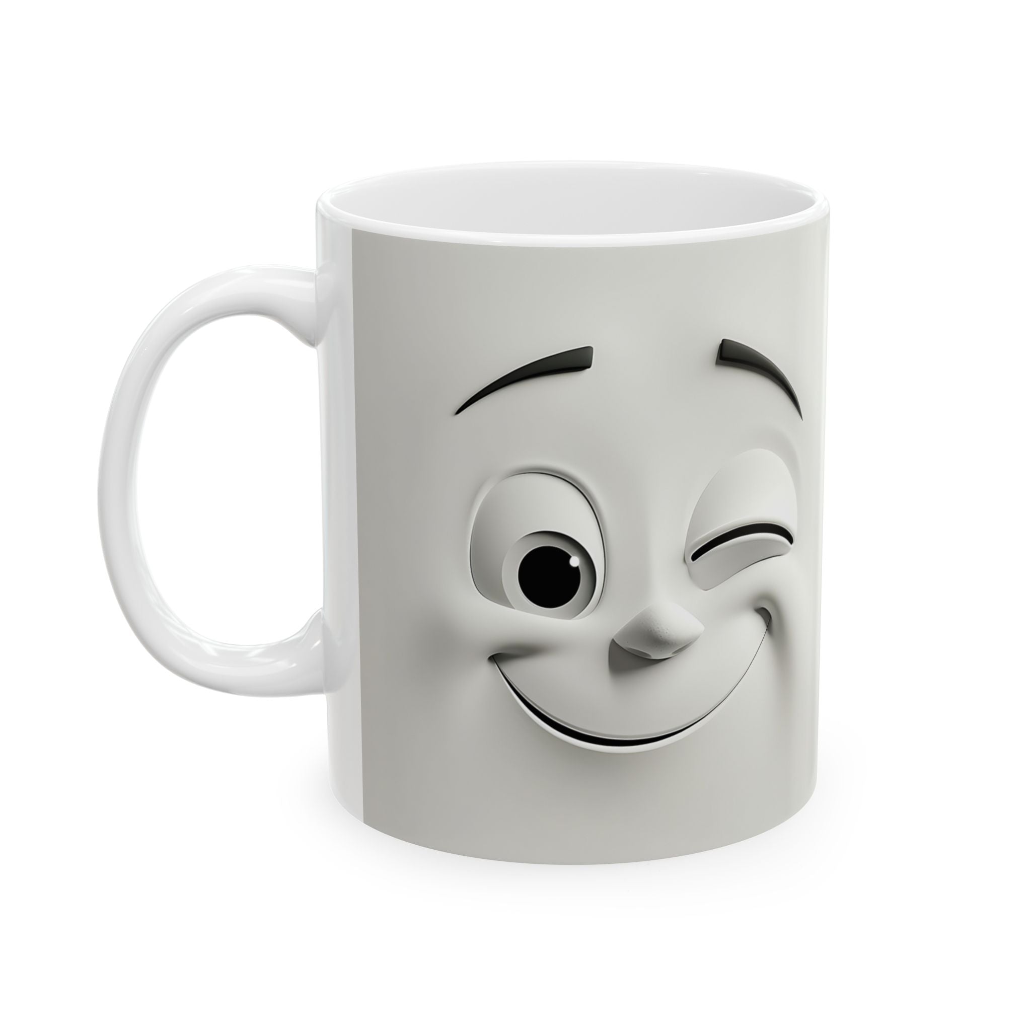 Winking Buddies Mug - Cute Clay Faces