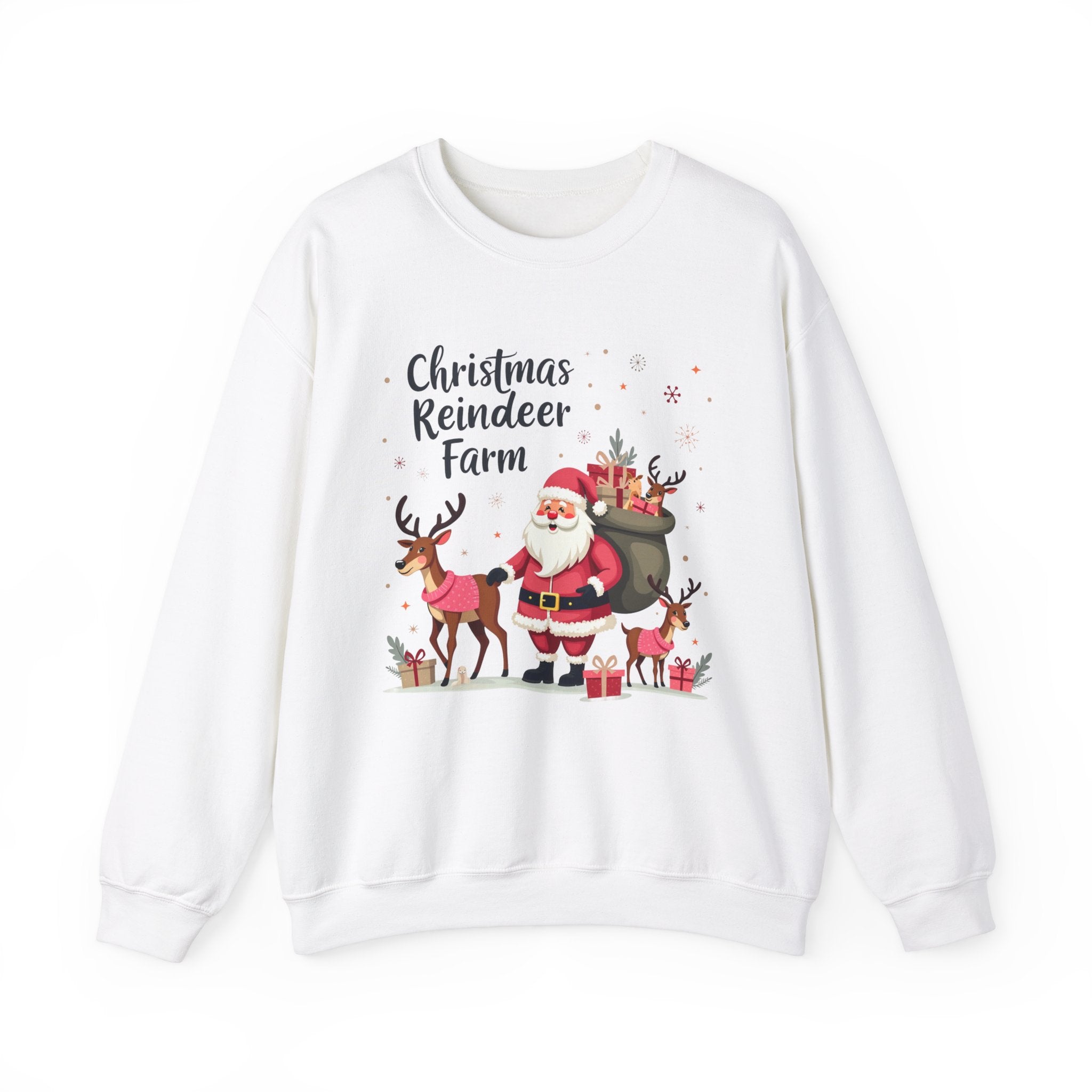 Christmas Reindeer Farm Sweatshirt