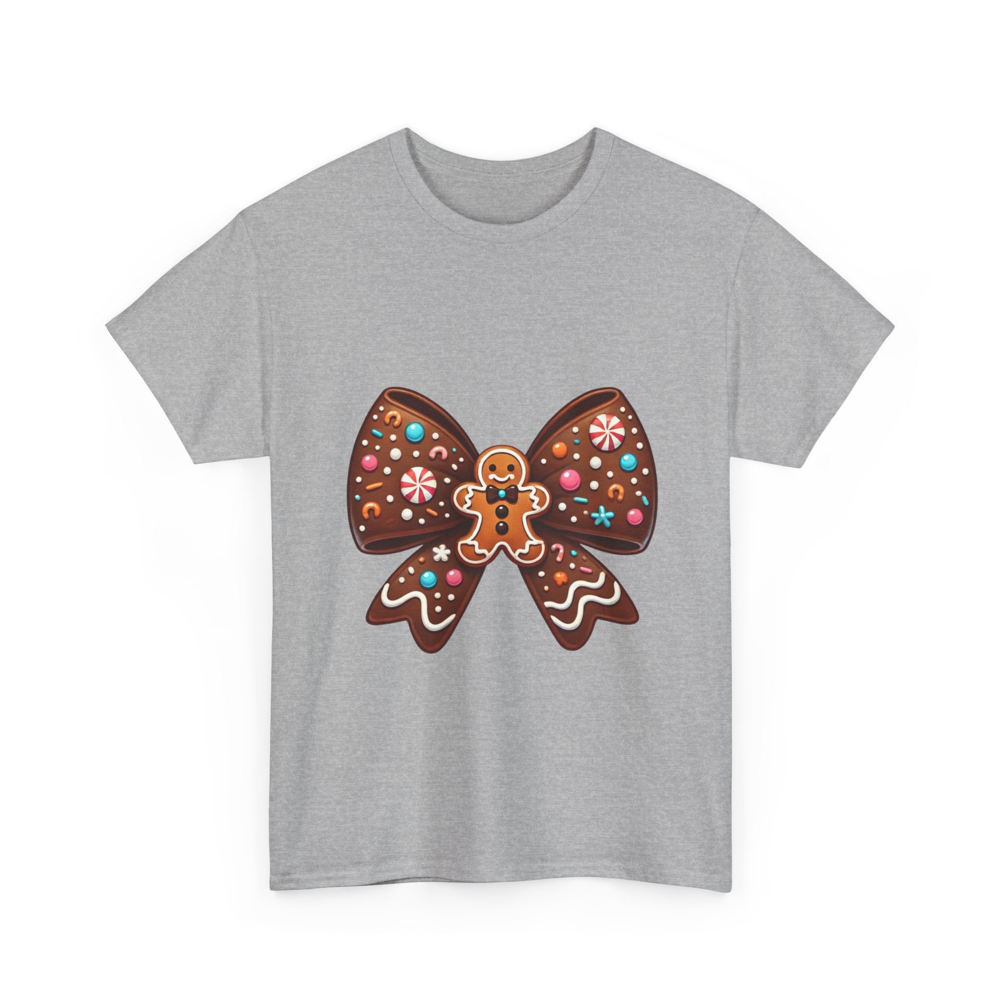 Gingerbread Bow Christmas T-Shirt