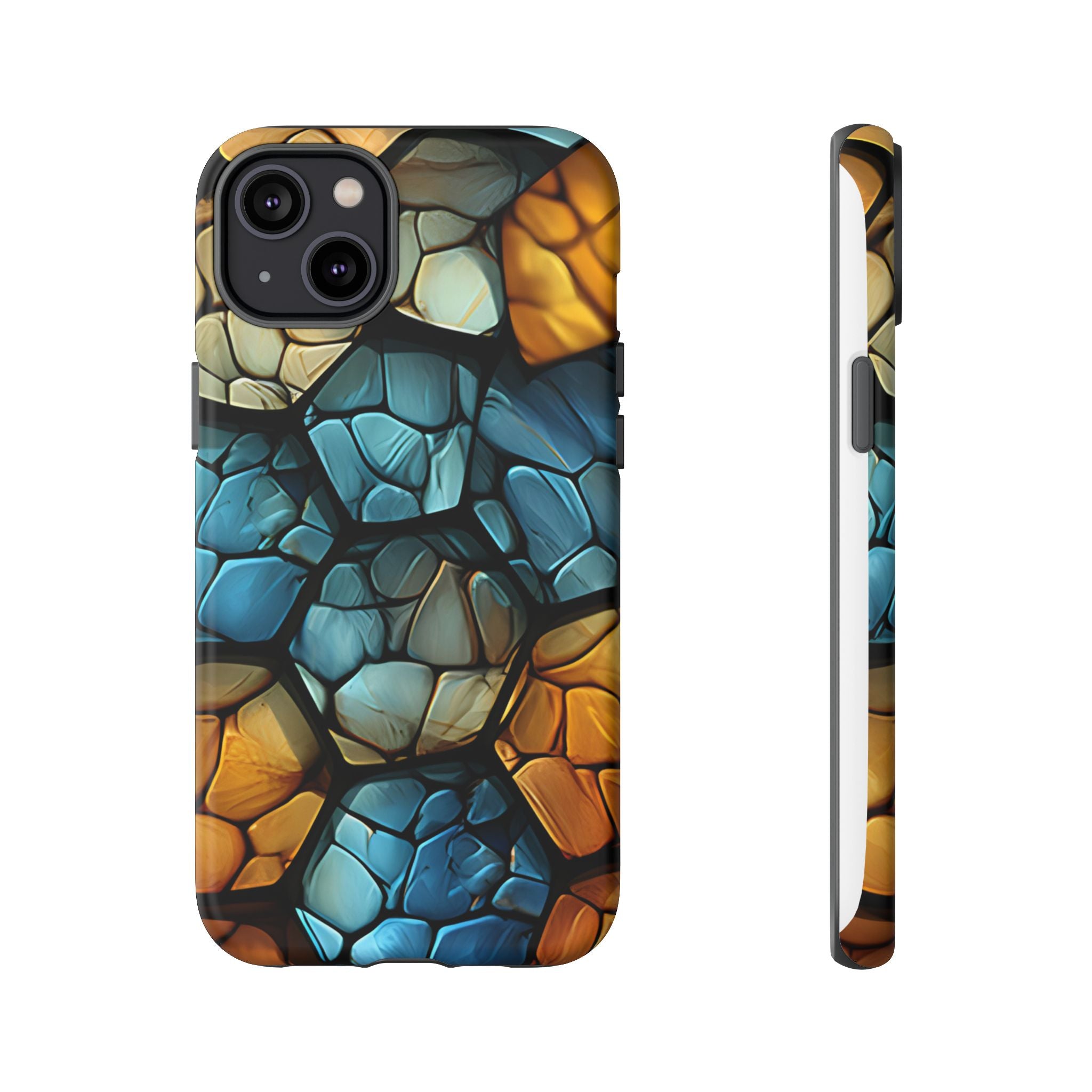 Abstract Stone Mosaic iPhone Case