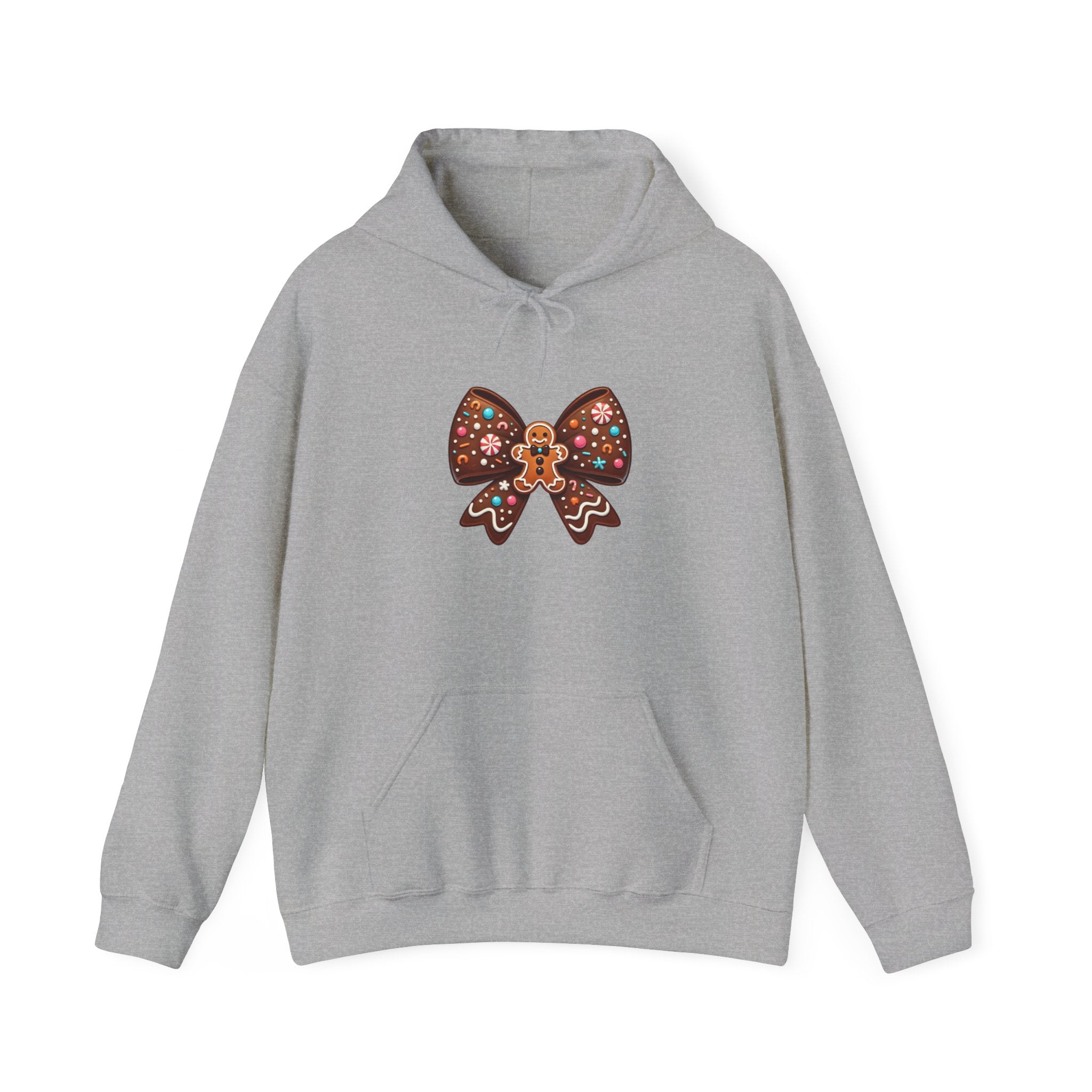 Gingerbread Bow Christmas Hoodie