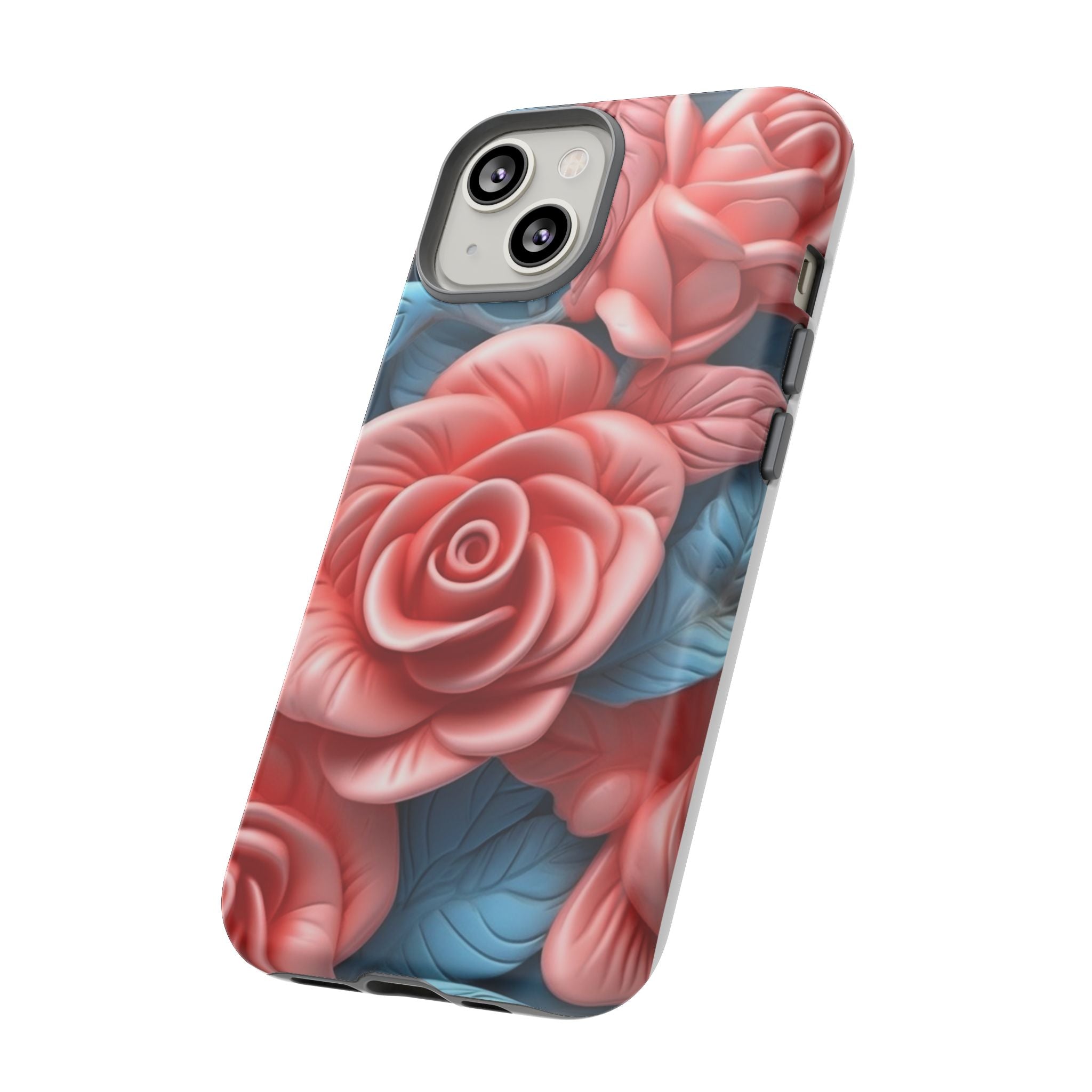 Stylized Floral iPhone Case - Hexagon Stone