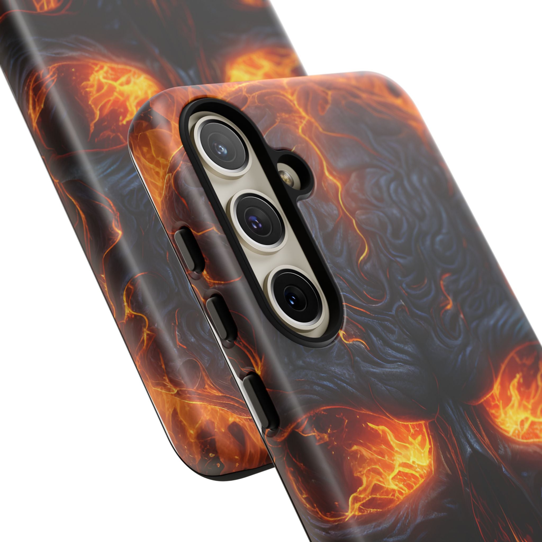 Fiery Skull Samsung Case