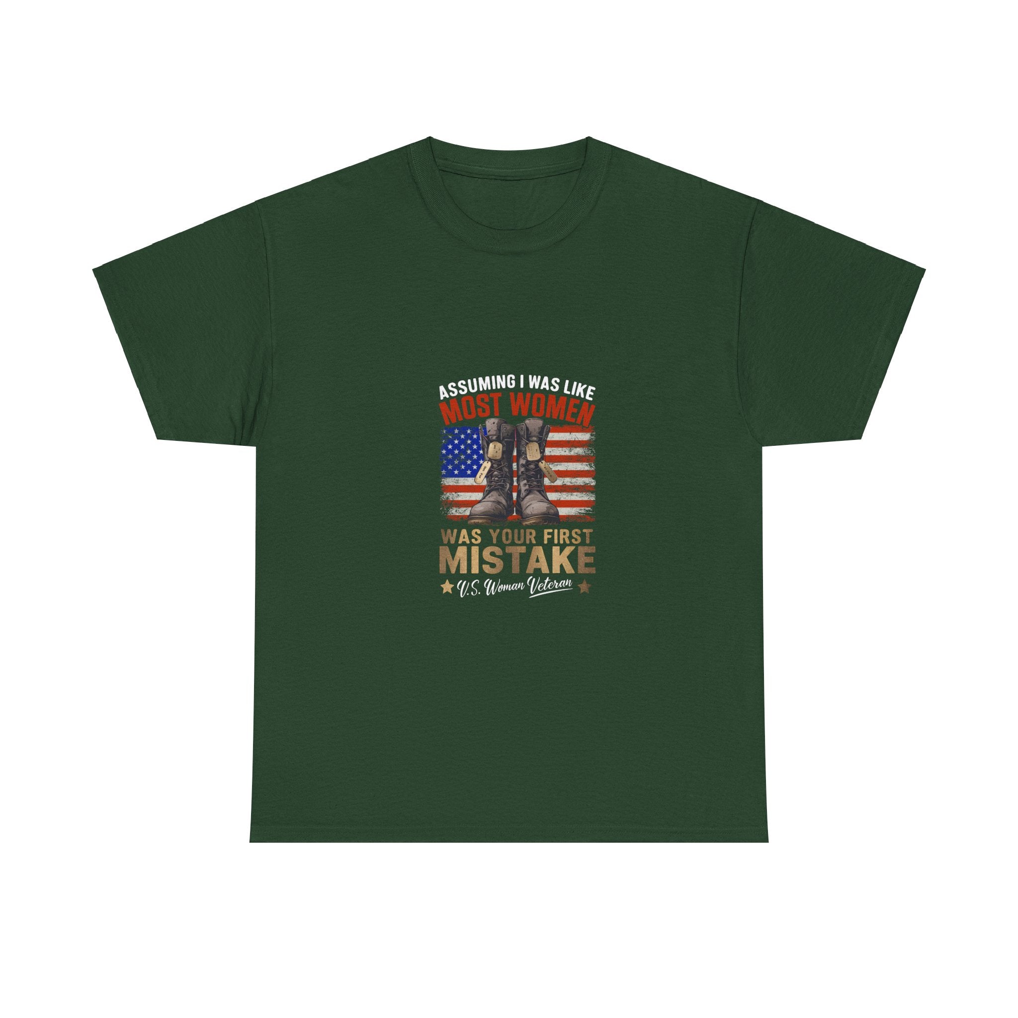 Veteran Woman's Combat Boots T-Shirt