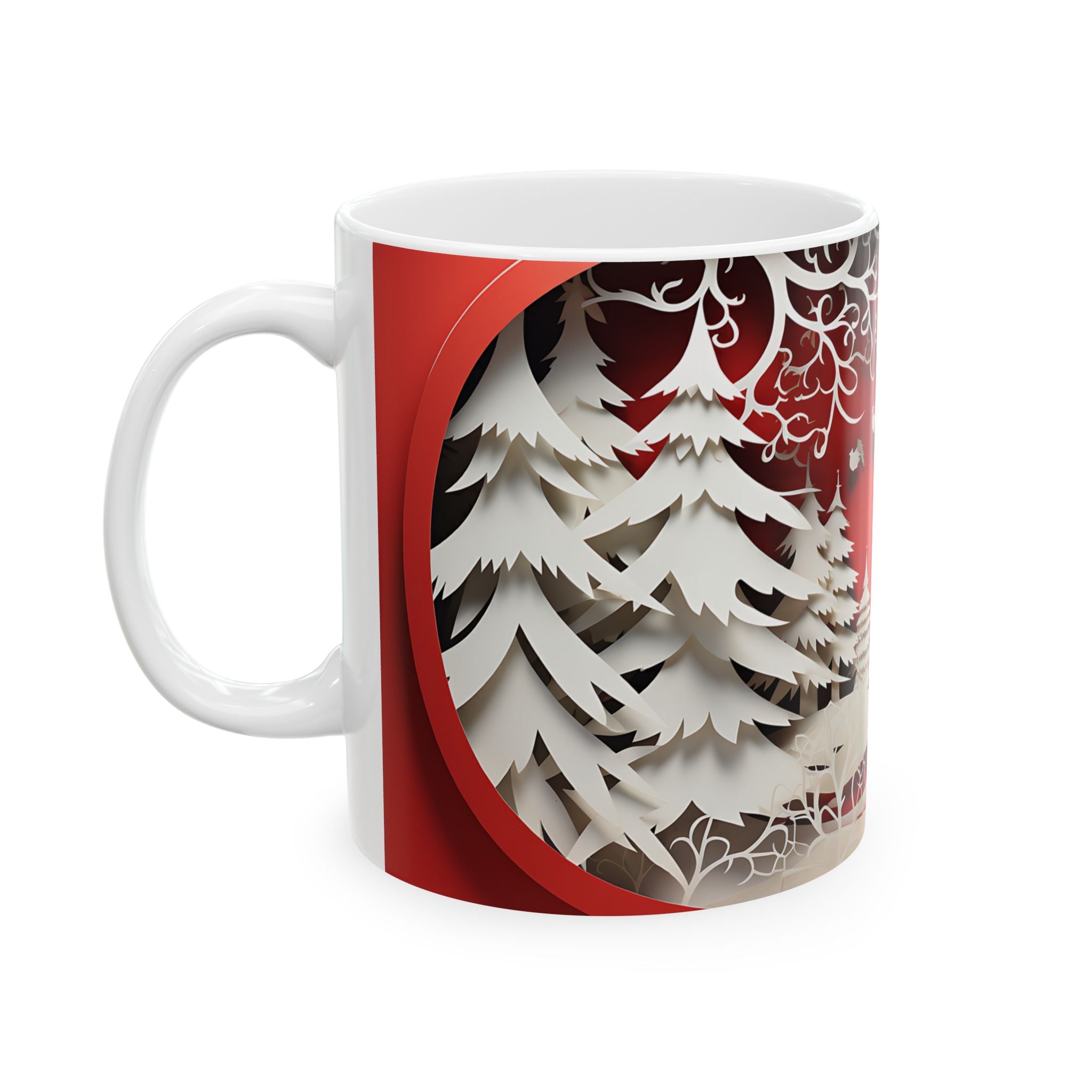 Winter Wonderland Paper-Cut Mug