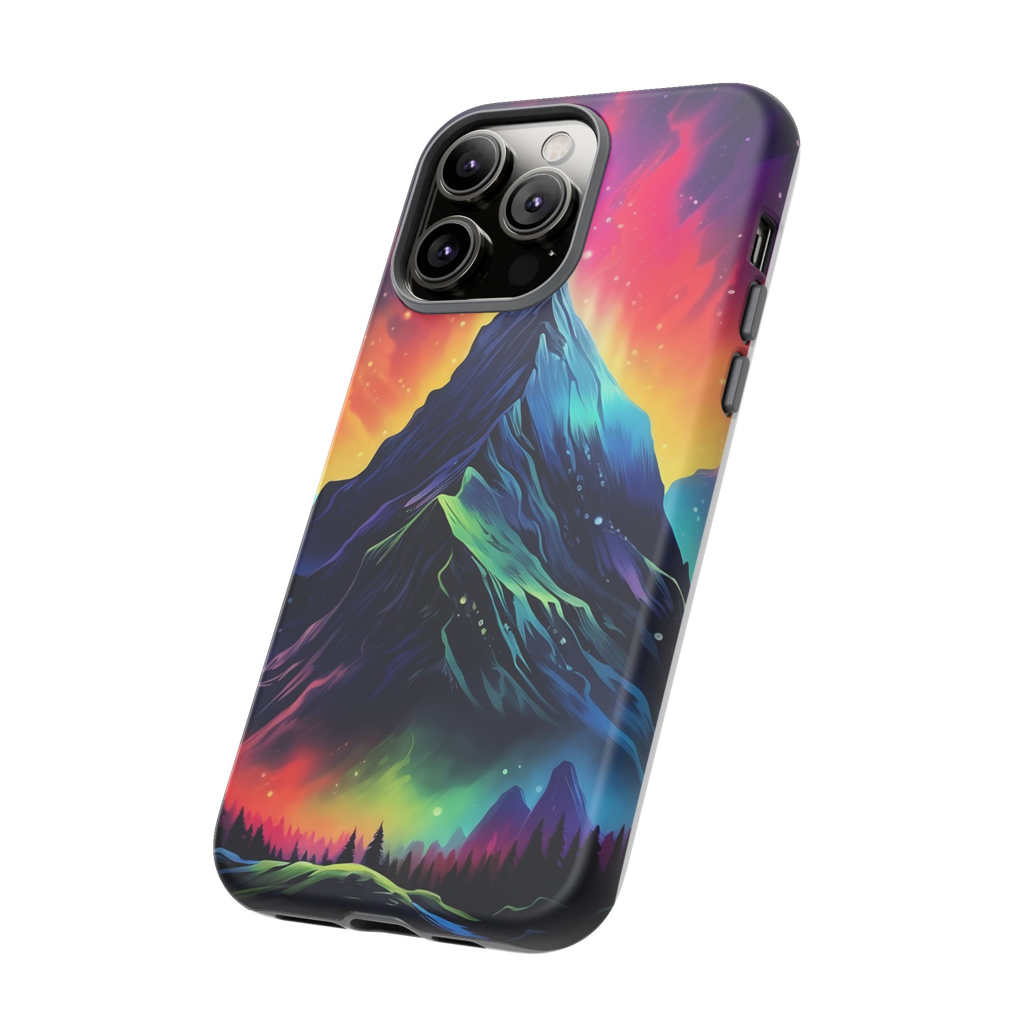 Cosmic Mountain iPhone Case - Hexagon Stone