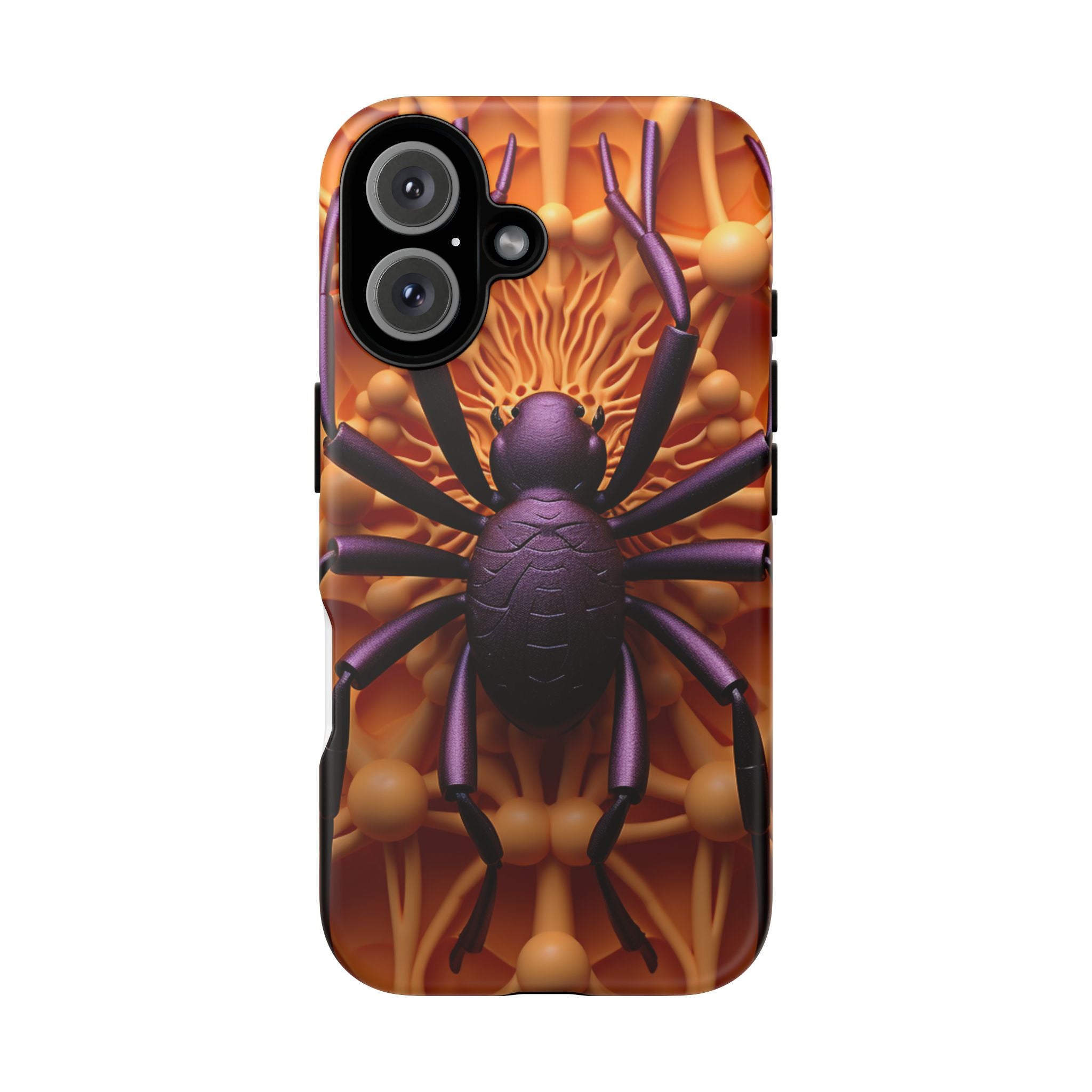 Metallic Spider Hexagon iPhone Case