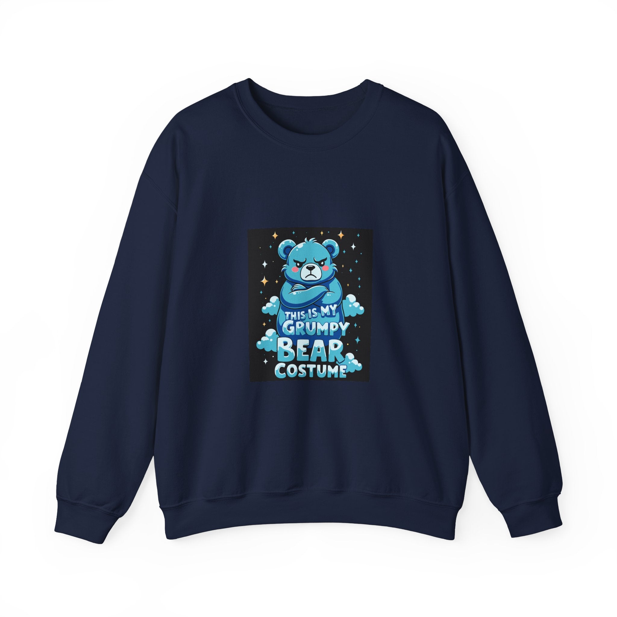 Grumpy Blue Bear Costume Sweatshirt