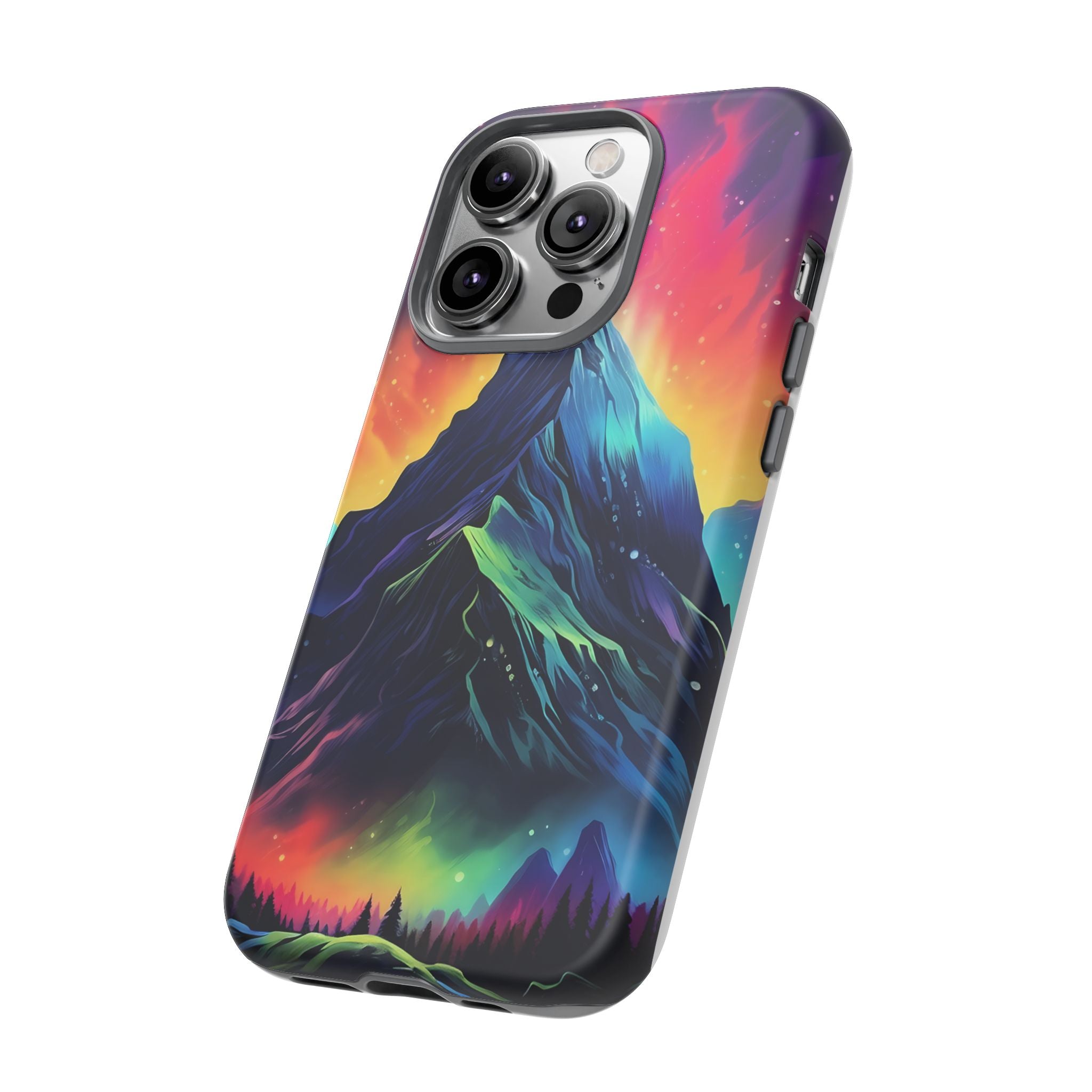 Cosmic Mountain iPhone Case - Hexagon Stone