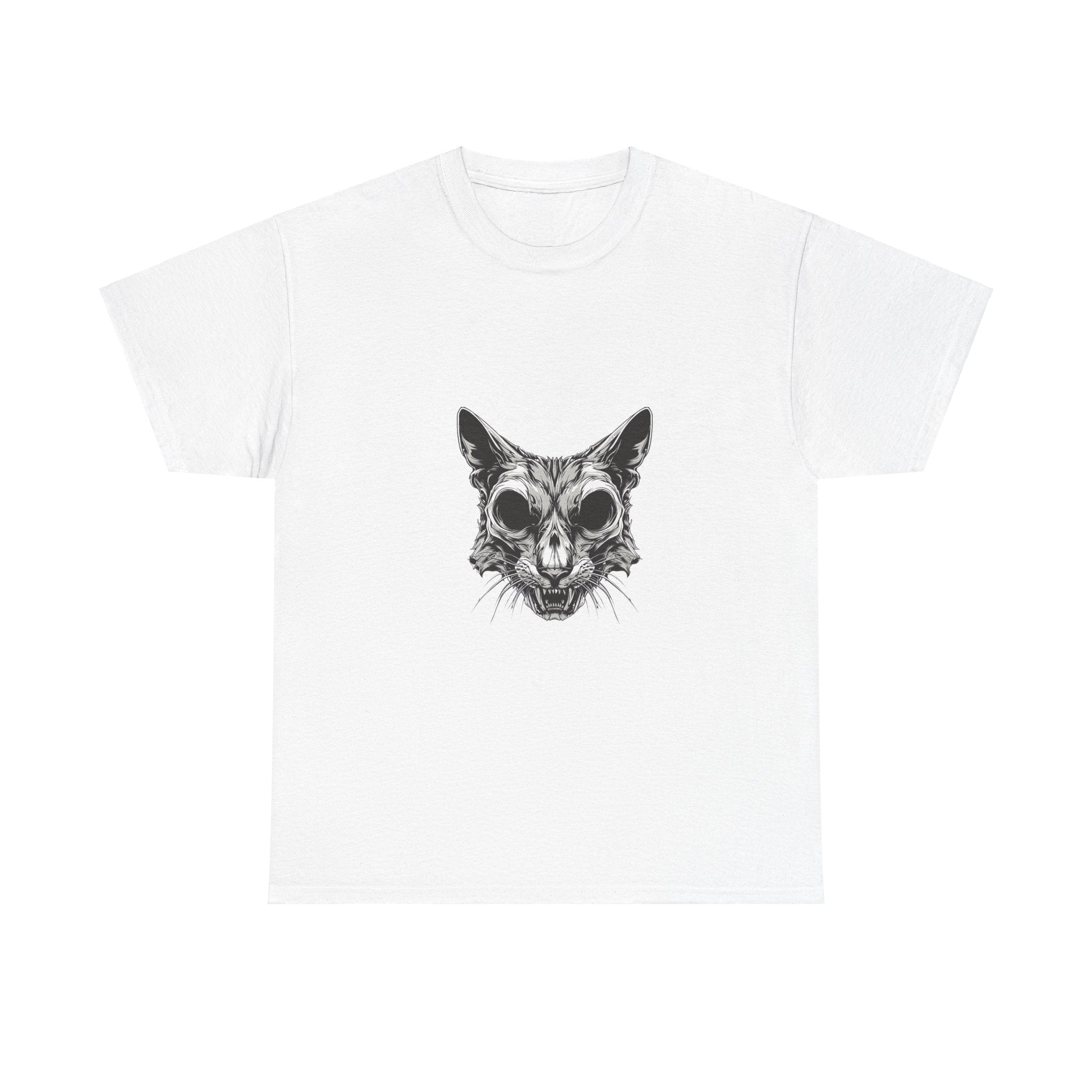 Gothic Cat Skull T-Shirt