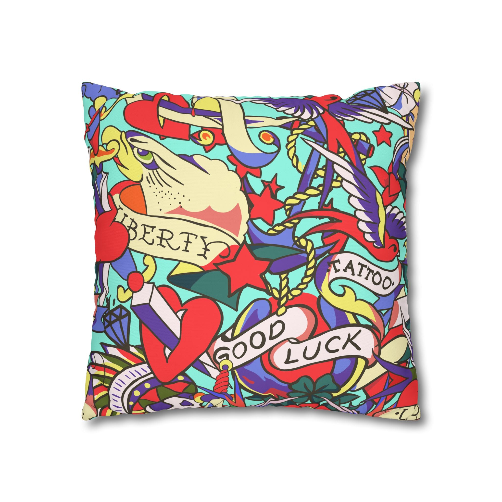 Vintage Tattoo Flash Pillowcase