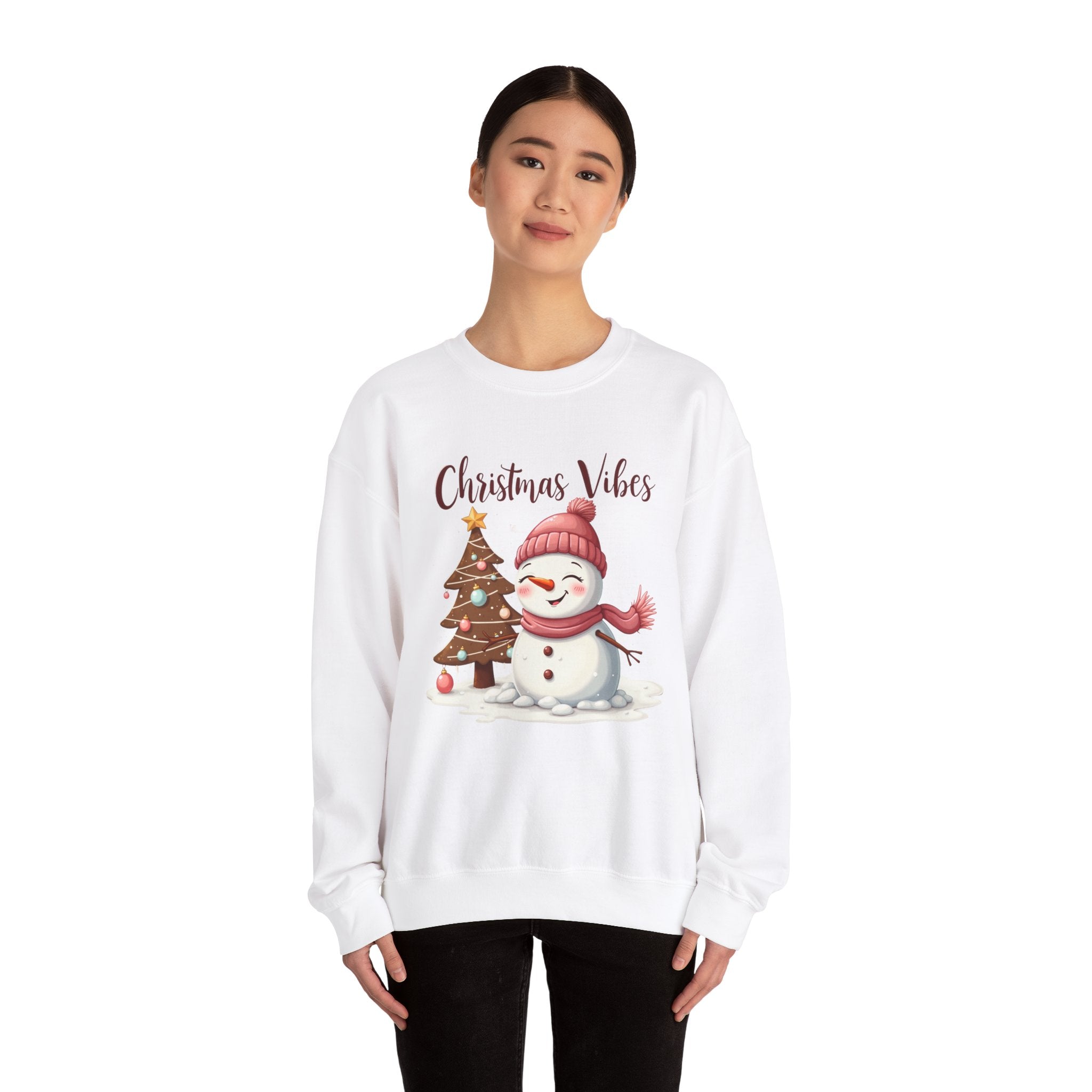 Cozy Snowman Christmas Sweatshirt