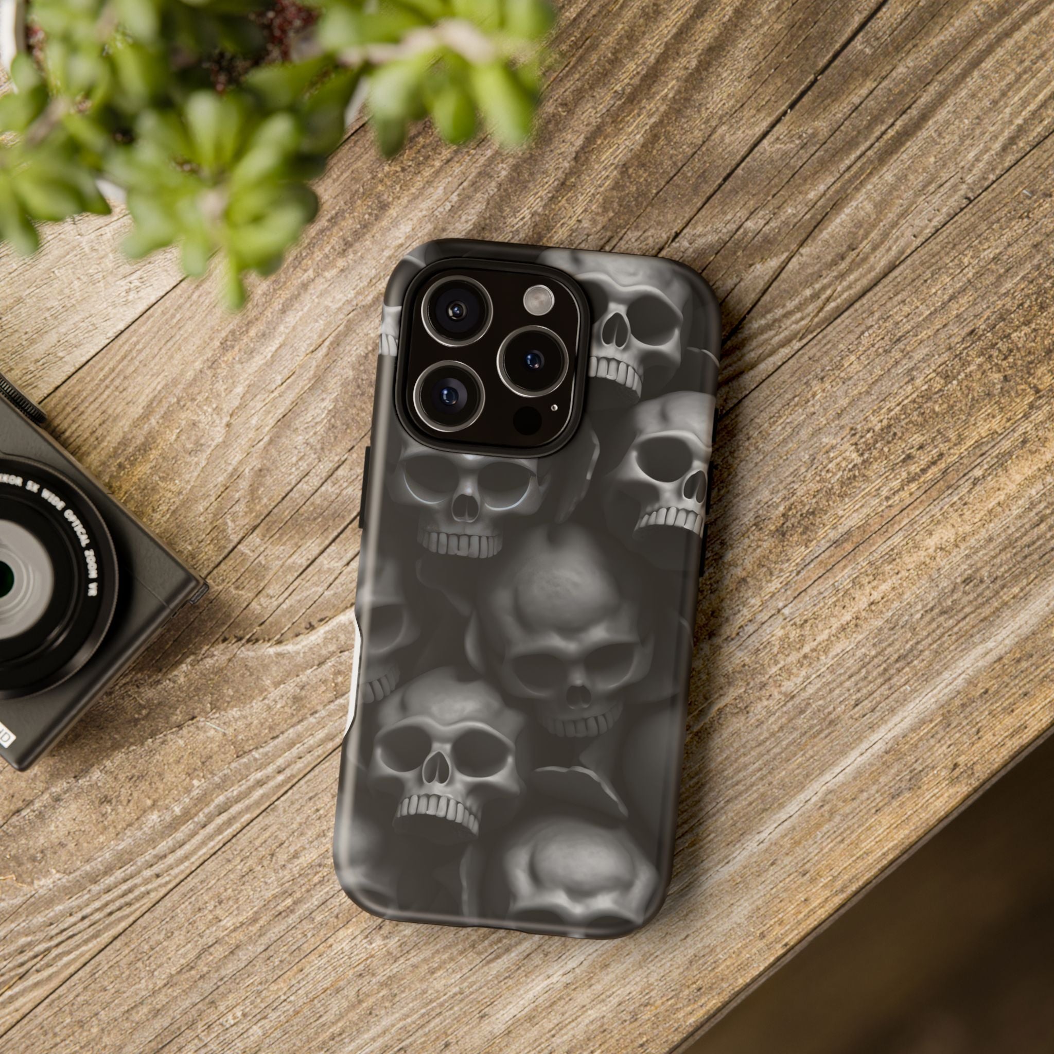 Memento Mori: Hexagon Stone iPhone Case