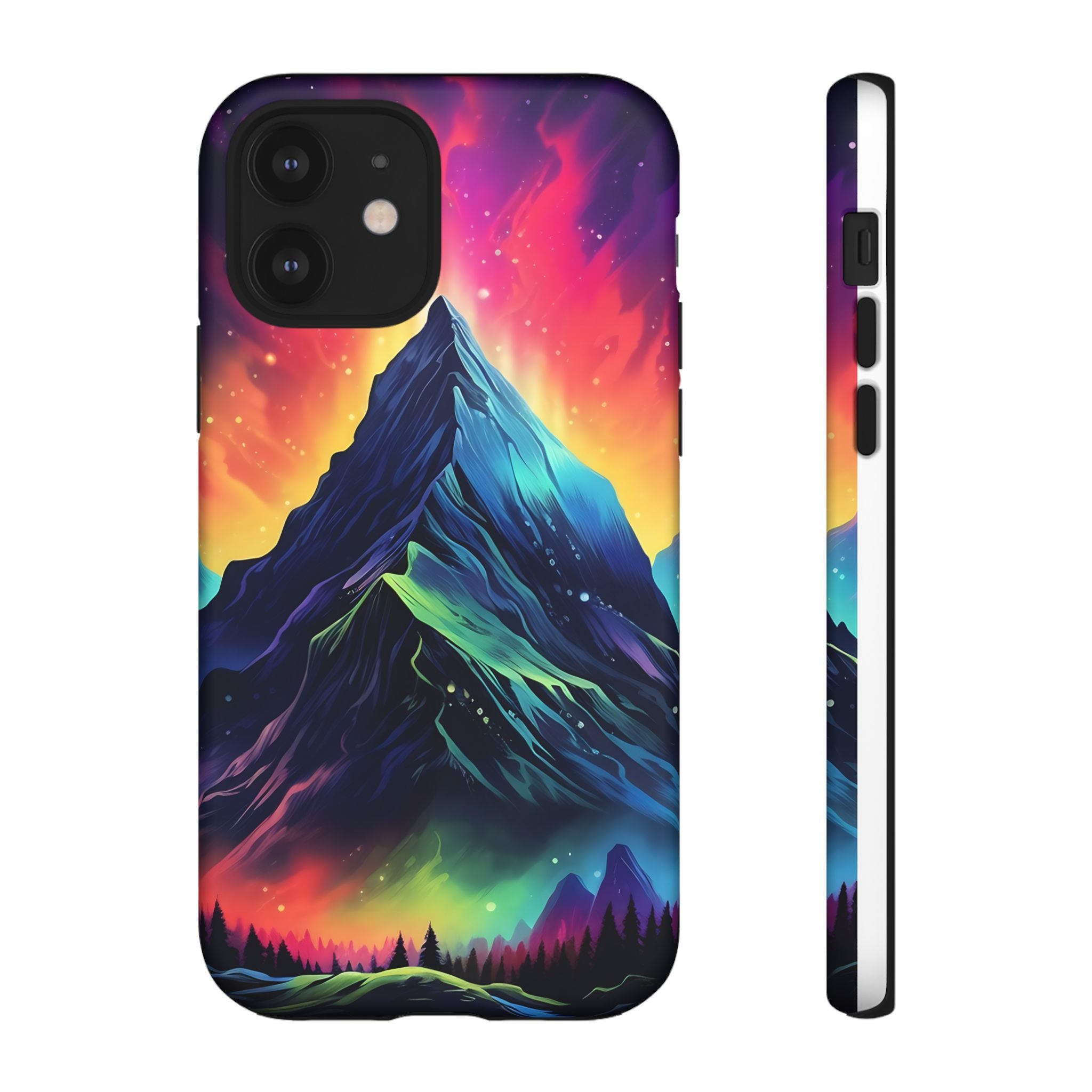 Cosmic Mountain iPhone Case - Hexagon Stone