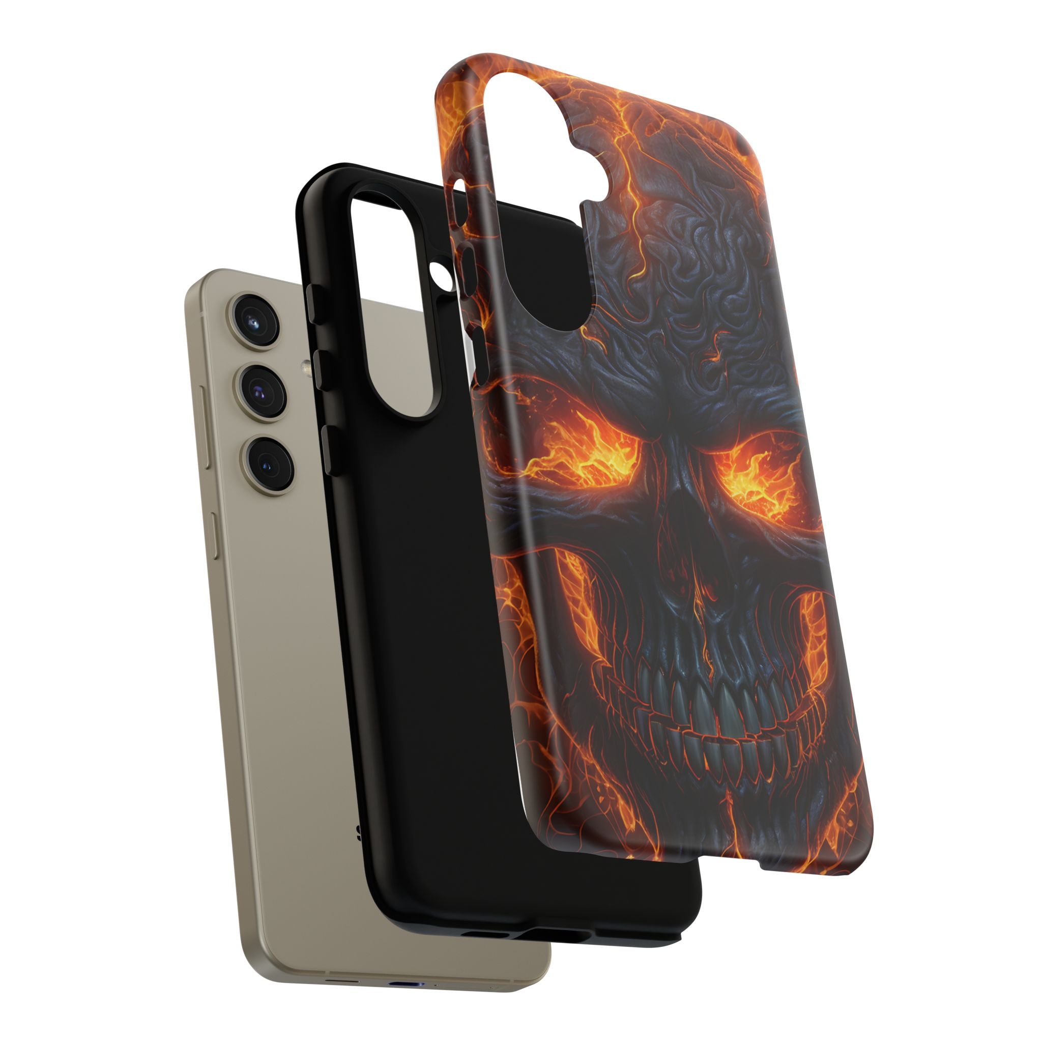 Fiery Skull Samsung Case