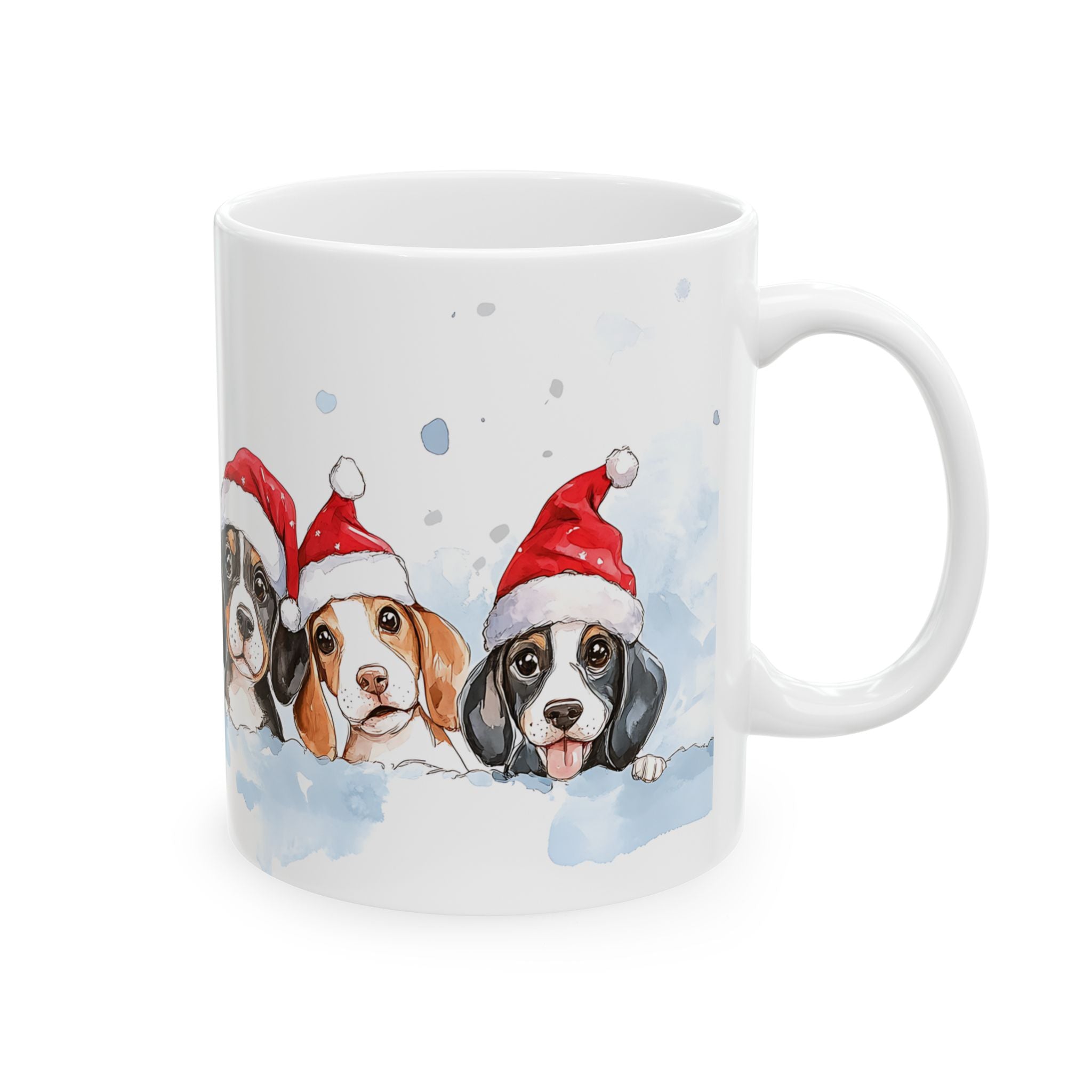 Beagle Puppy Christmas Mug