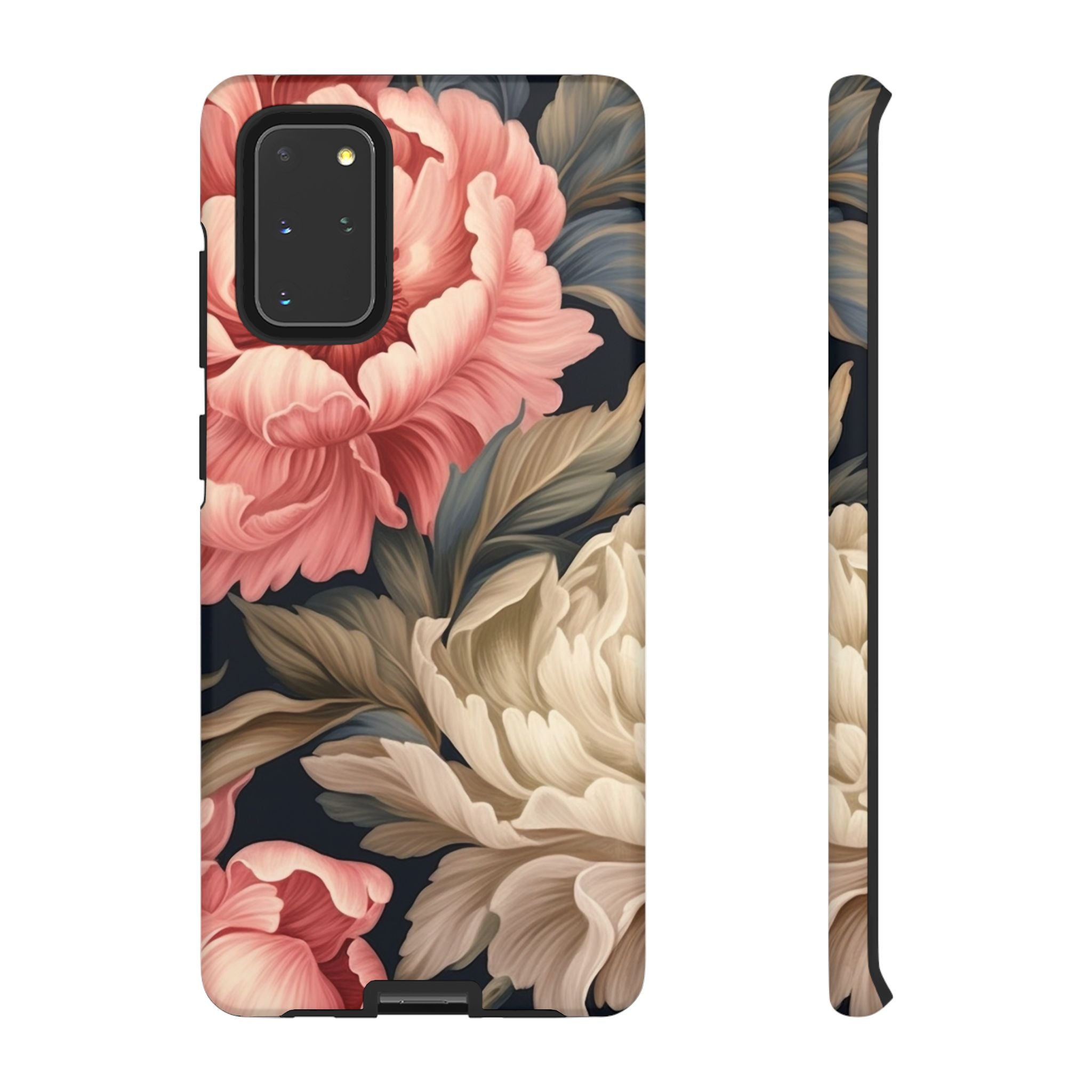 Blush Peony Floral Samsung Phone Case