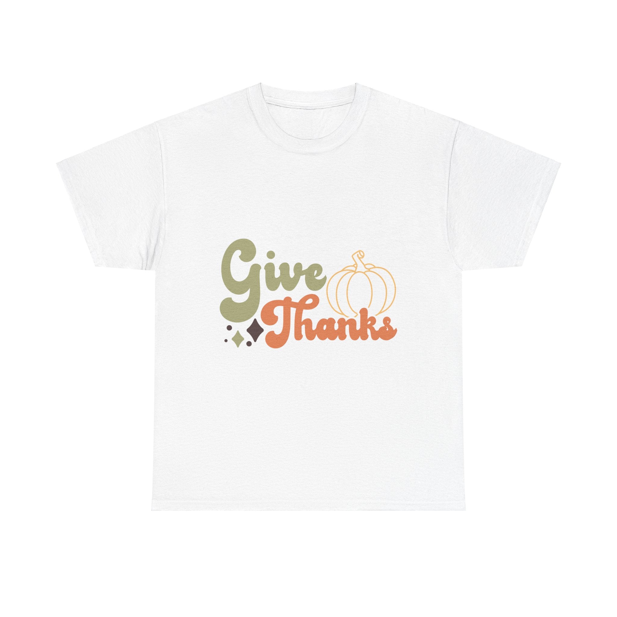 Give Thanks Retro Thanksgiving T-Shirt