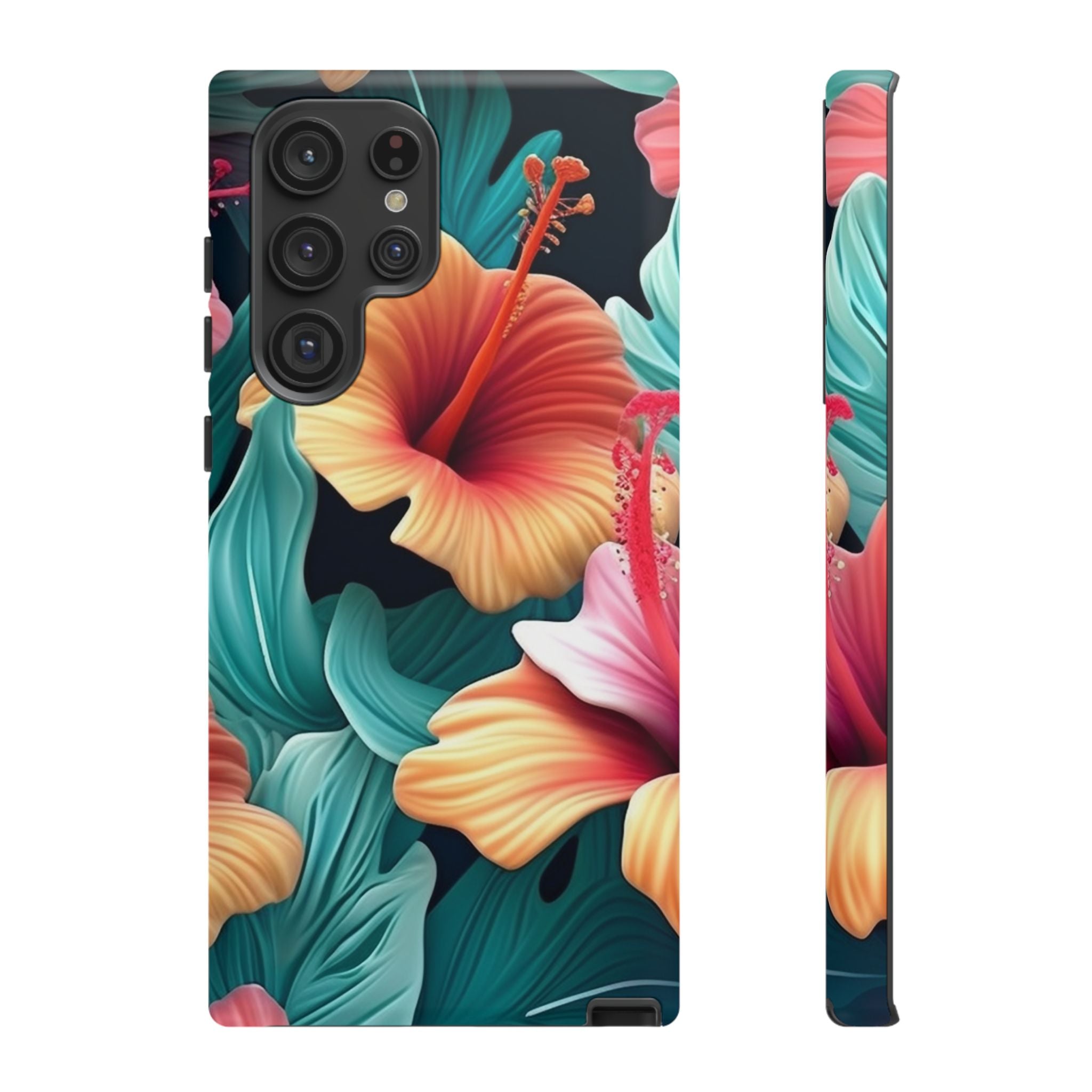 Vibrant Hibiscus Samsung Phone Case