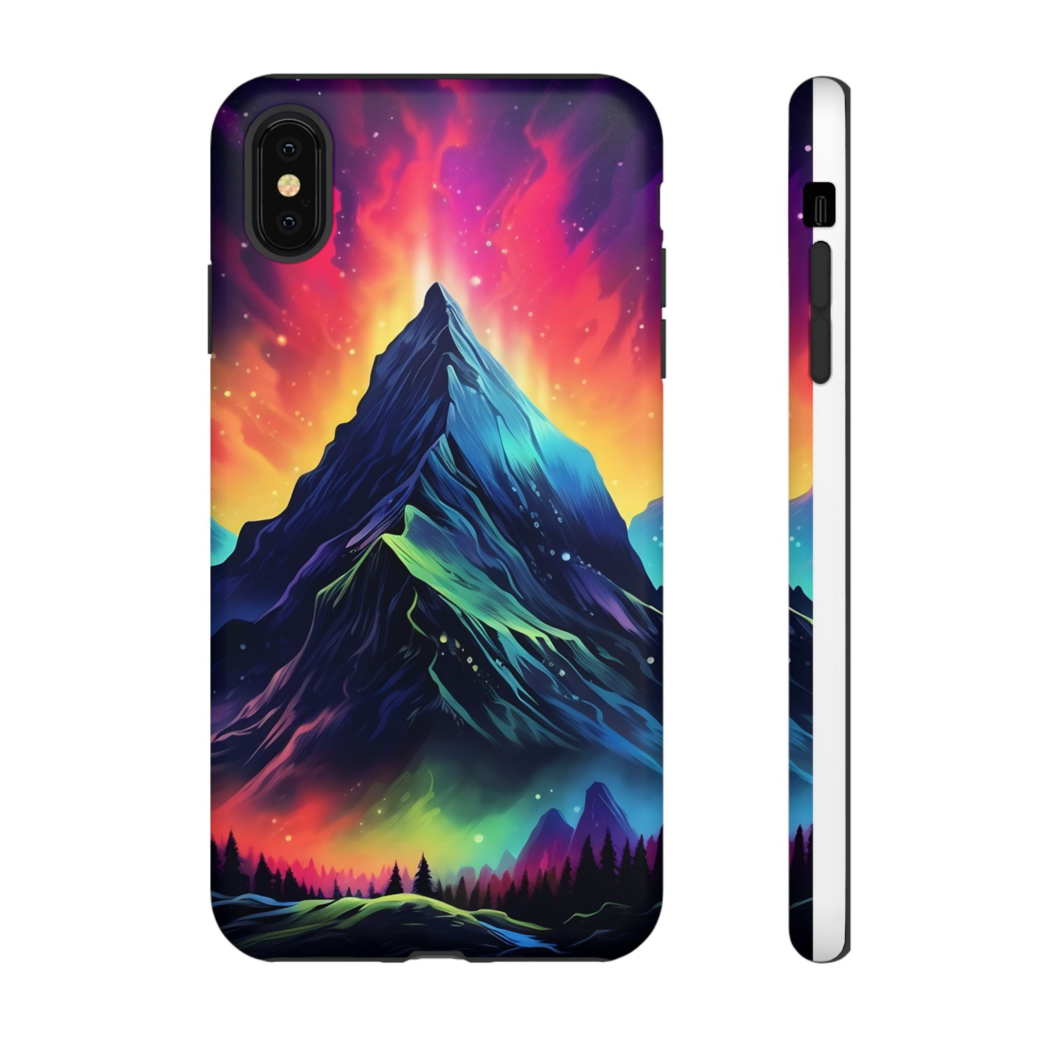 Cosmic Mountain iPhone Case - Hexagon Stone