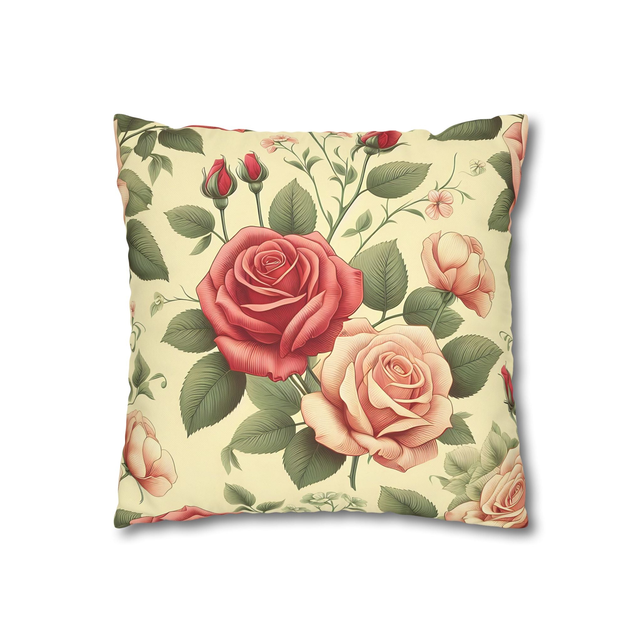 Vintage Rose Pillowcase - Floral Charm