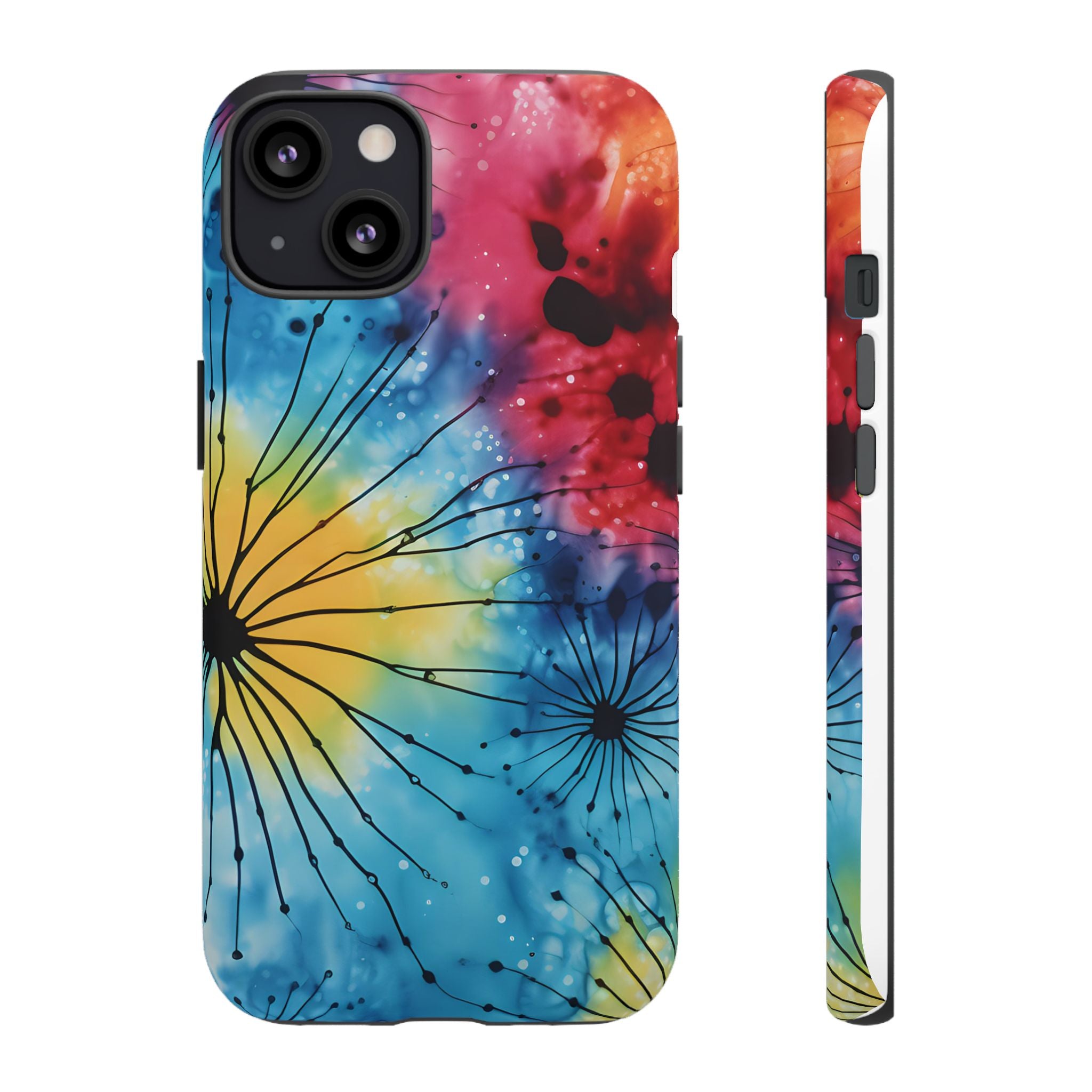 Cosmic Bloom Hexagon Stone iPhone Case