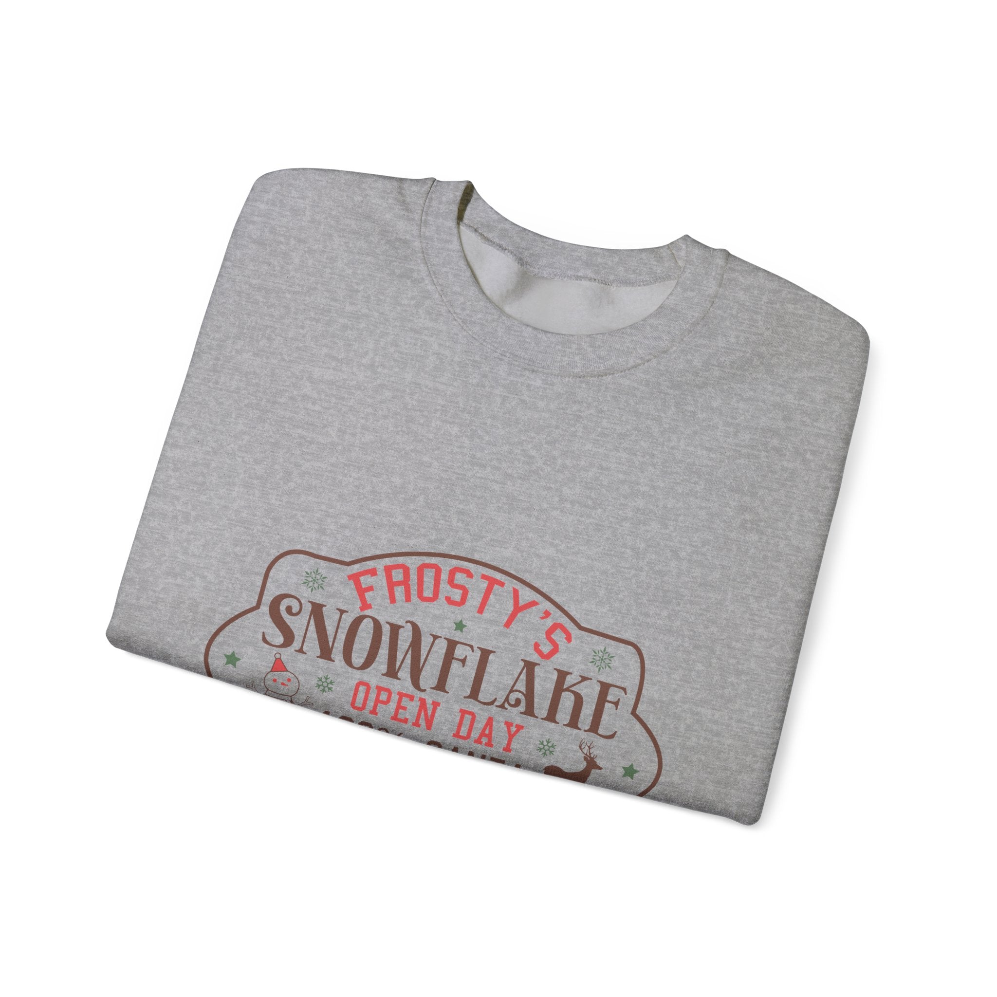 Frosty's Snowflake Cafe Christmas Sweatshirt