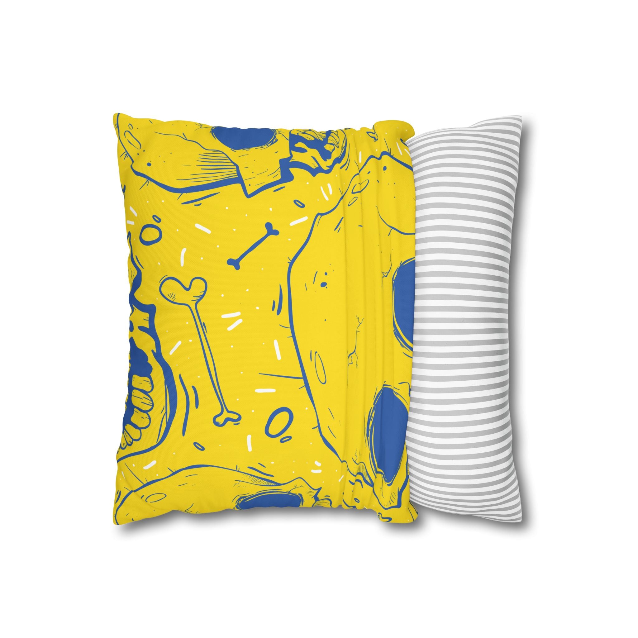 Skull & Bones Pop Art Pillowcase