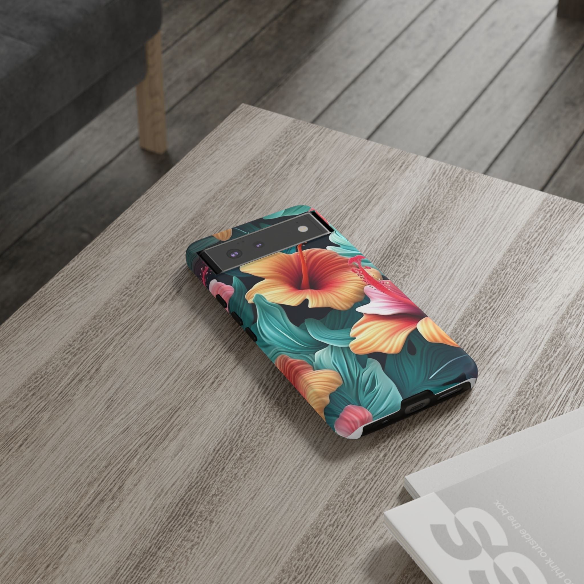 Vibrant Hibiscus Google Pixel Case (All Models)