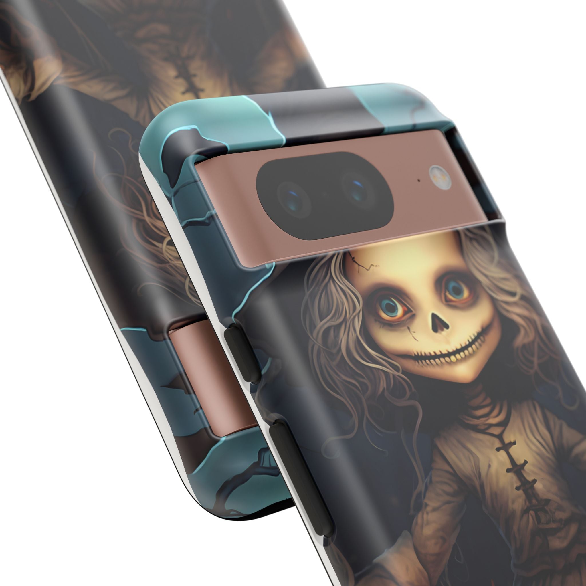 Spooky Skull Girl Halloween Google Google Pixel Case (All Models)