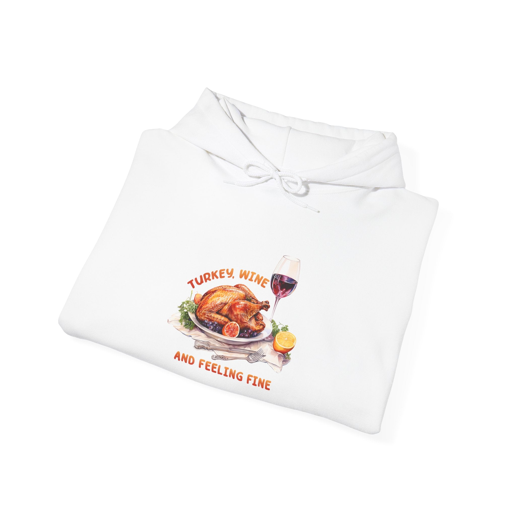 Thanksgiving Turkey Wine Hoodie