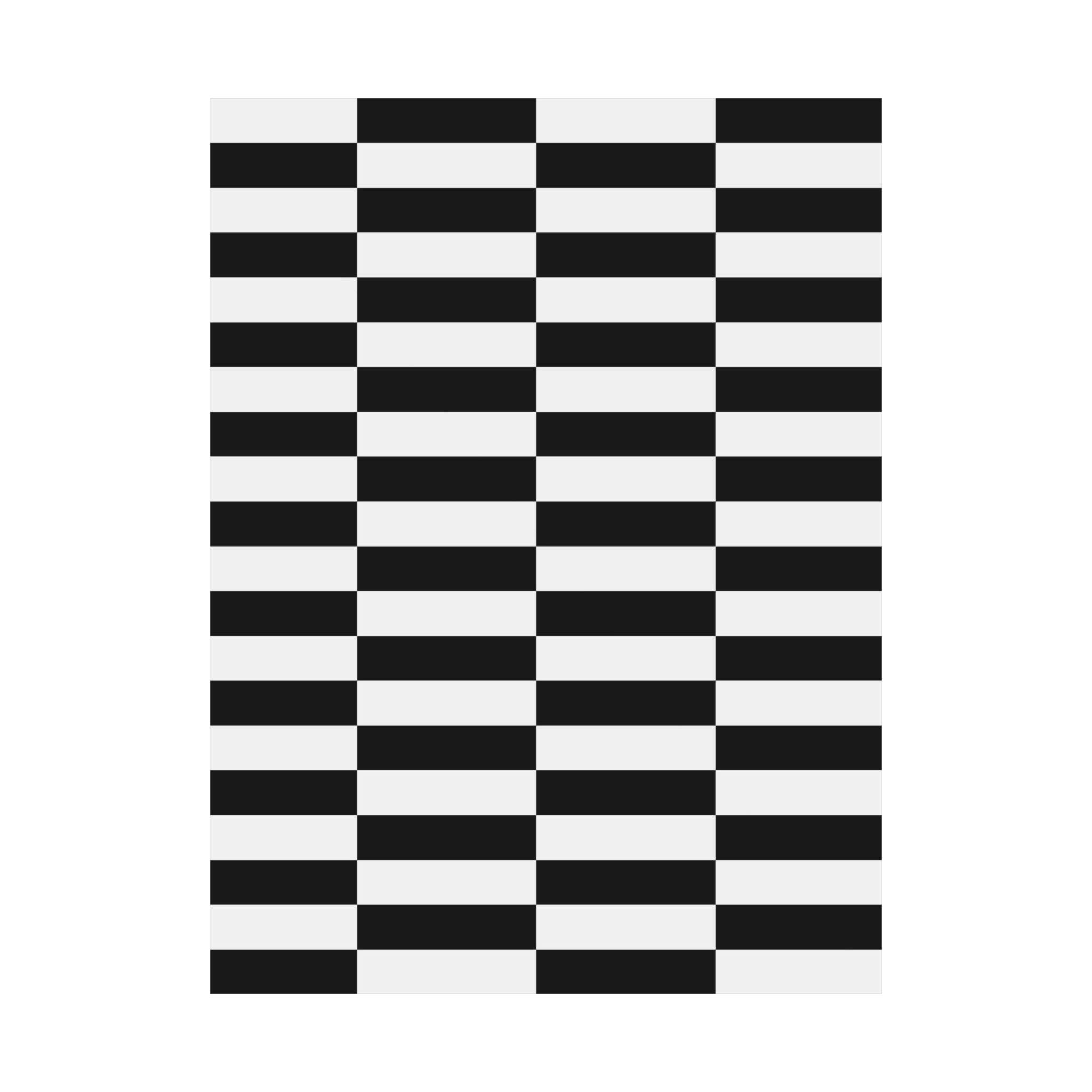 Abstract Black & White Geometric Poster