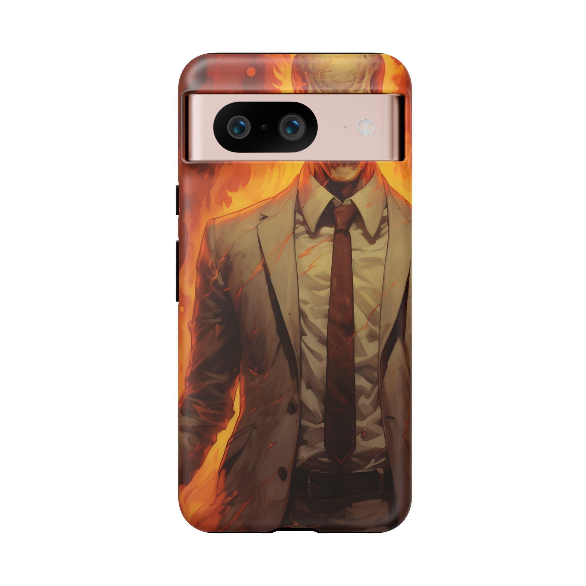 Fiery Skull Man Google Google Pixel Case (All Models)