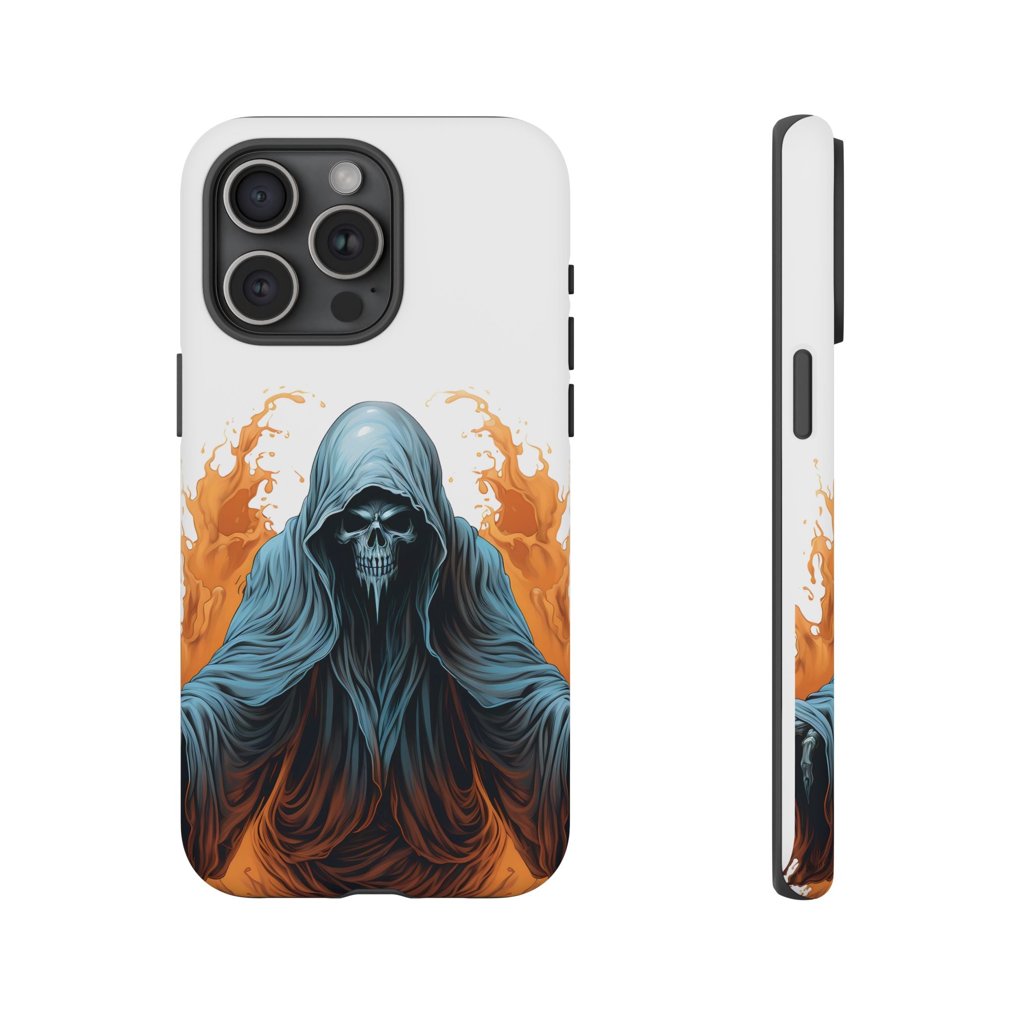 Grim Reaper Hexagon Stone iPhone Case