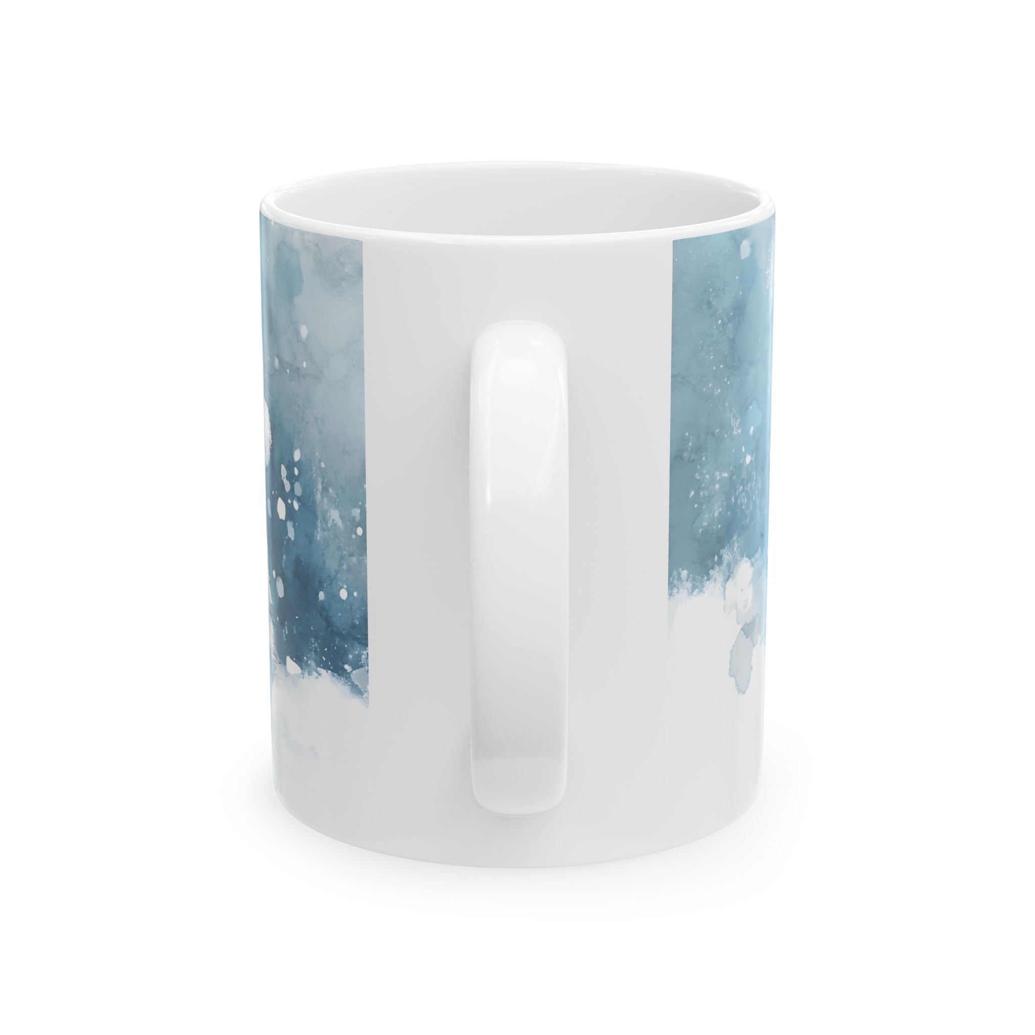 Arctic Wolf Santa Mug - Holiday Cheer