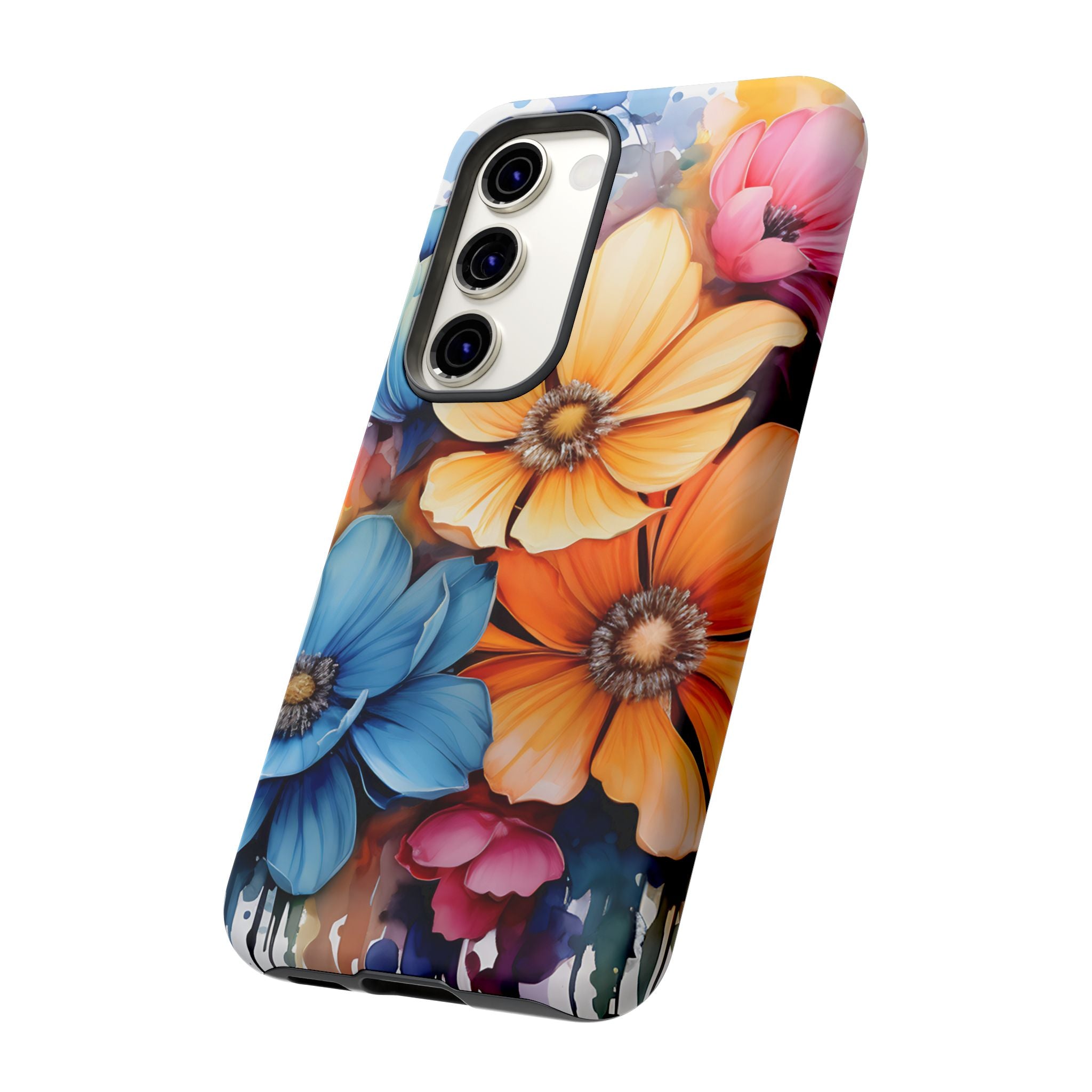 Vibrant Floral Watercolor Samsung Case