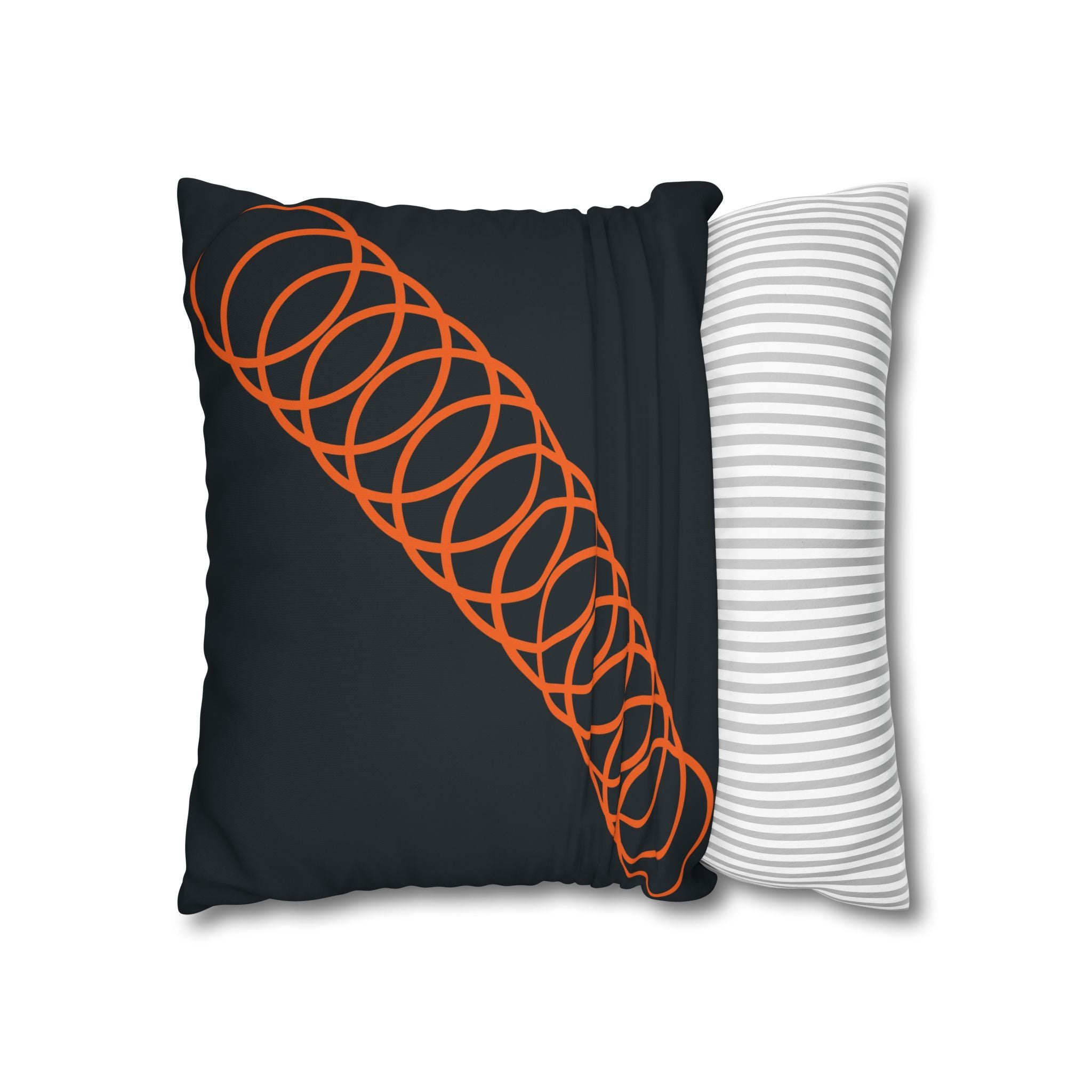 Orange Coil Spring Pillowcase - Teal