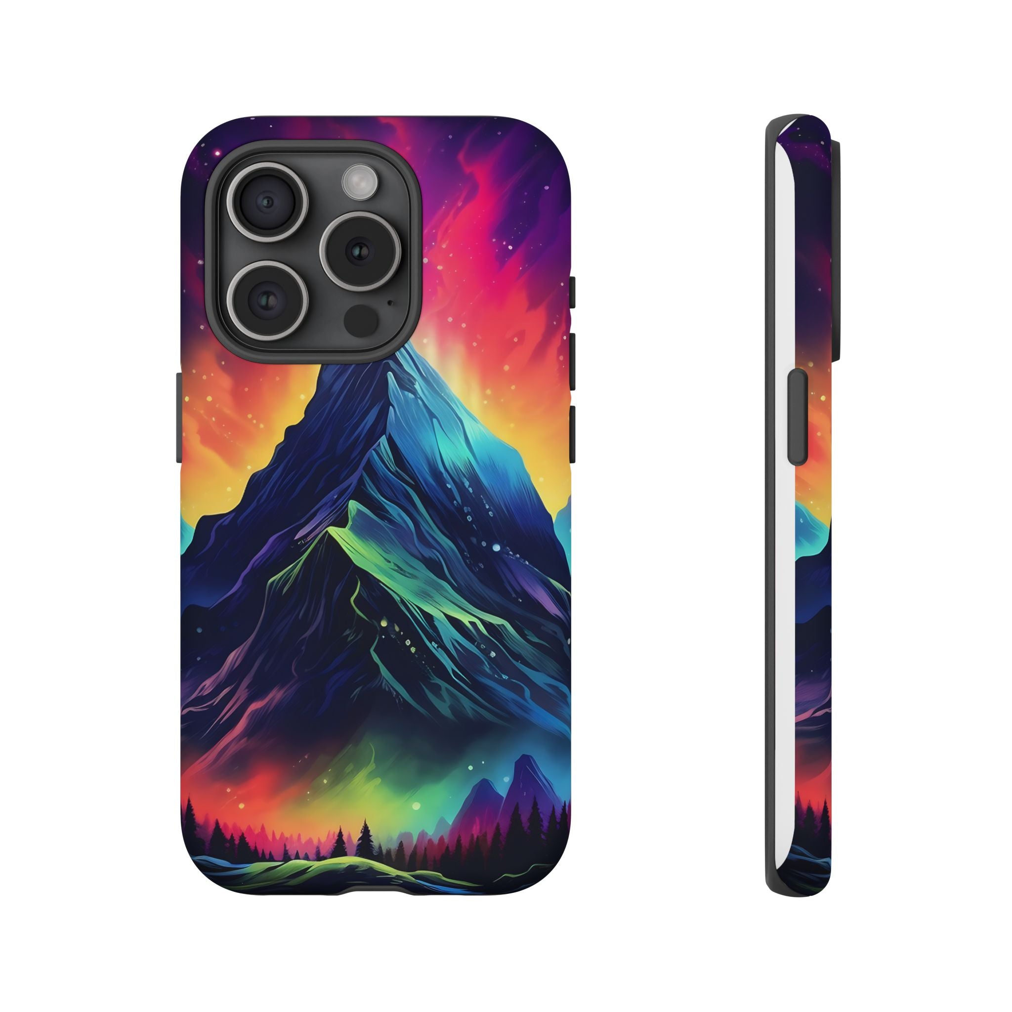 Cosmic Mountain iPhone Case - Hexagon Stone