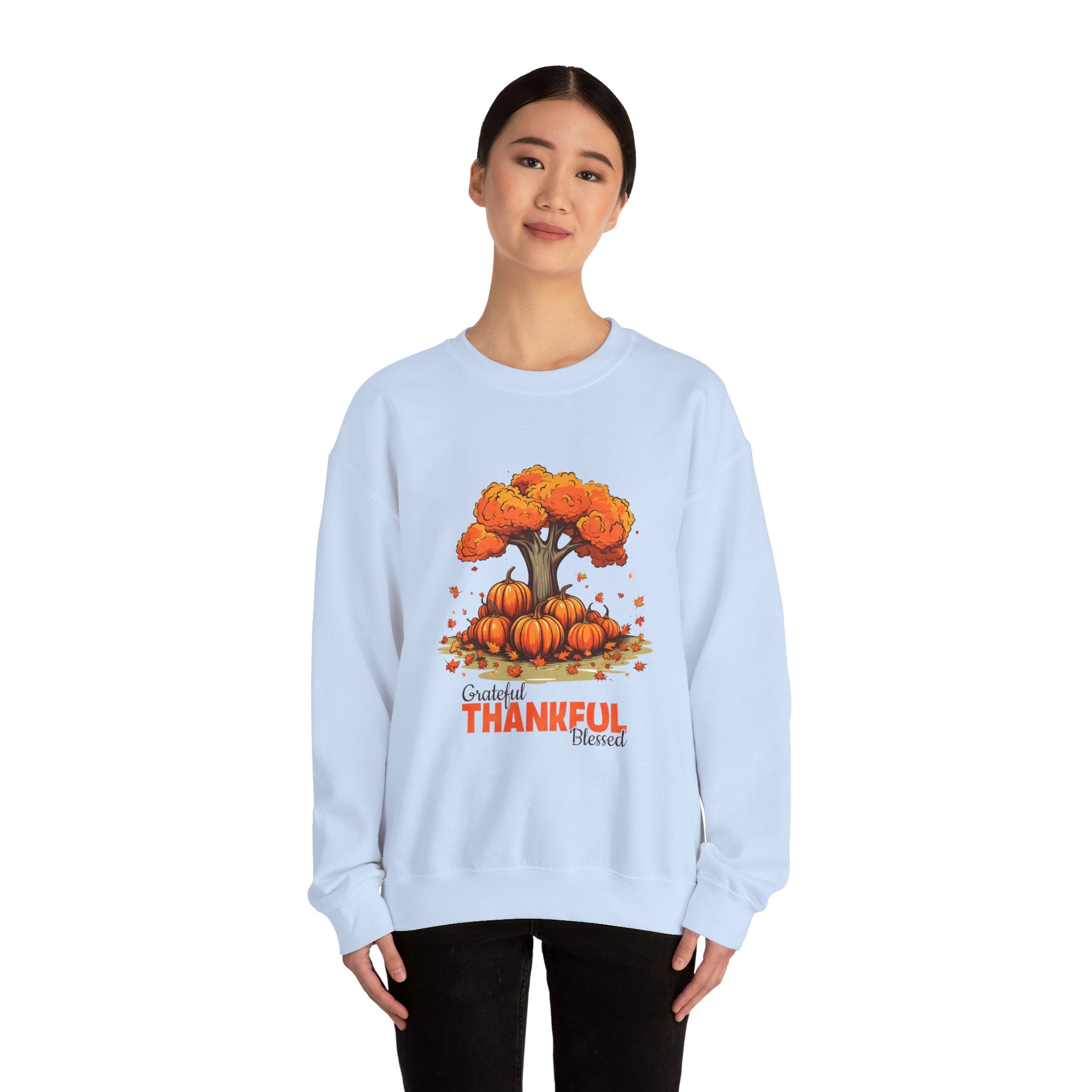 Grateful Thankful Blessed Fall Sweatshirt