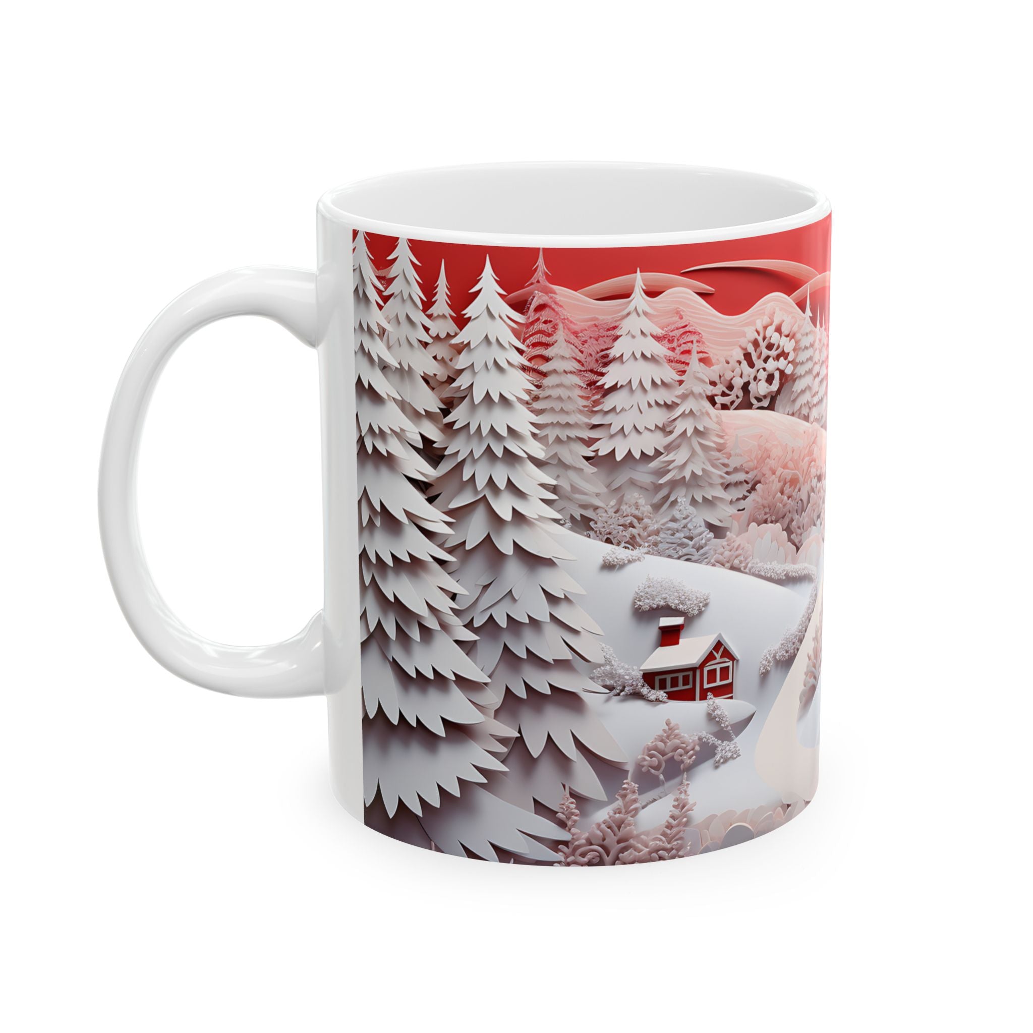 Winter Wonderland Papercut Mug