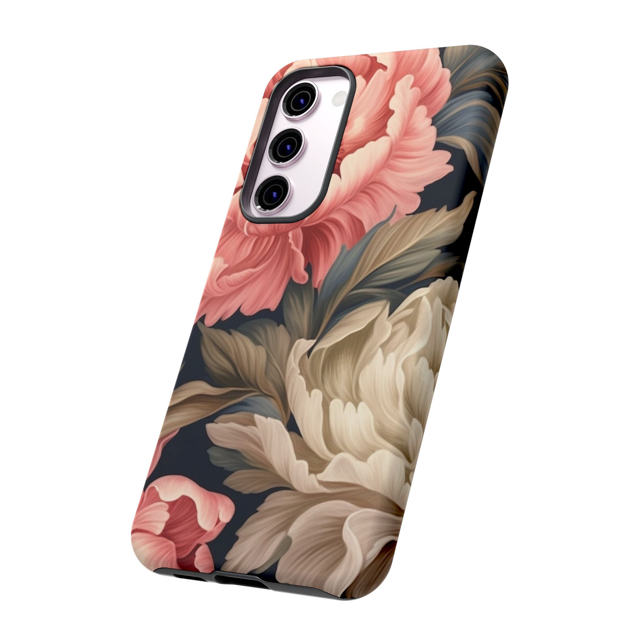 Blush Peony Floral Samsung Phone Case