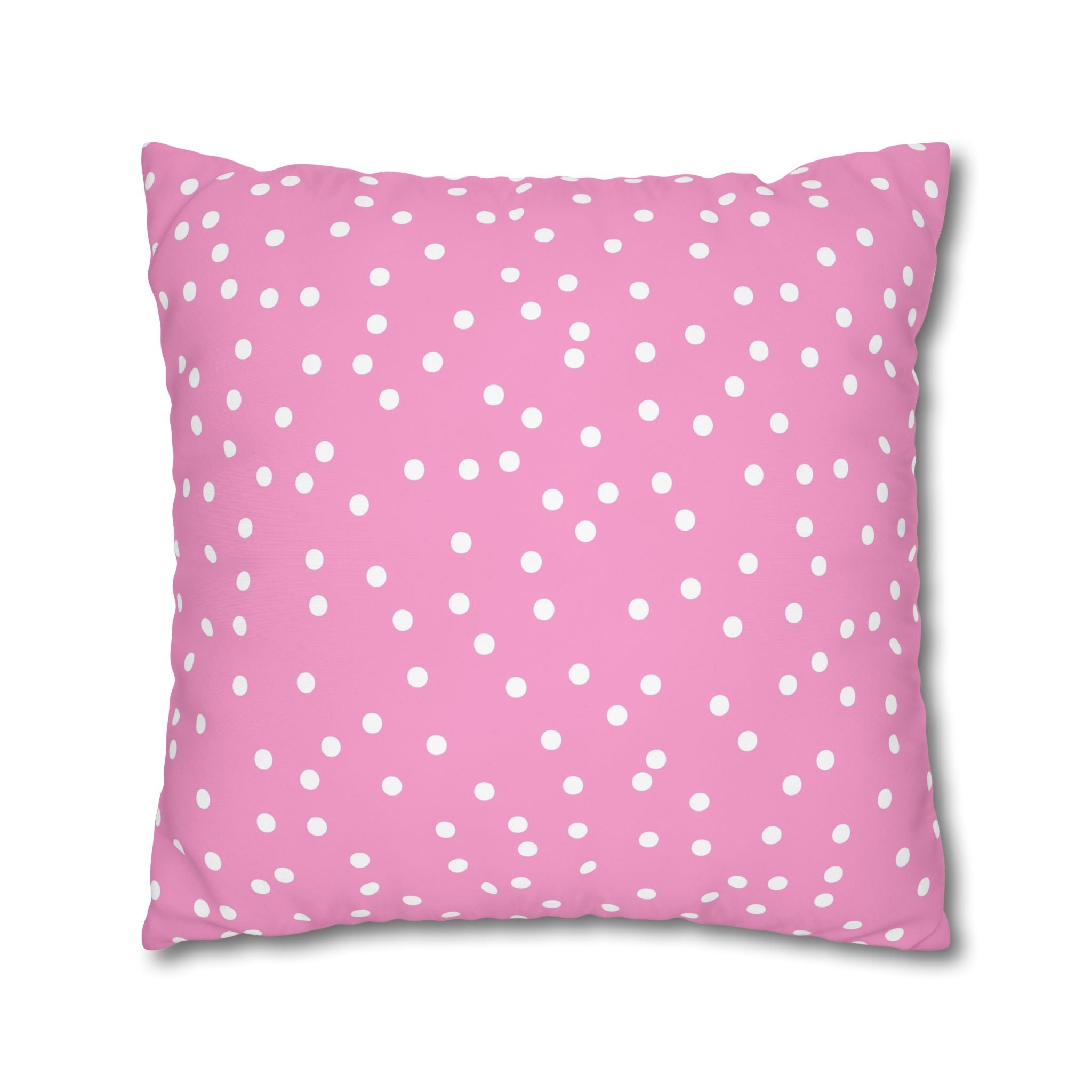 Pink Polka Dot Pillowcase - Sweet Dreams