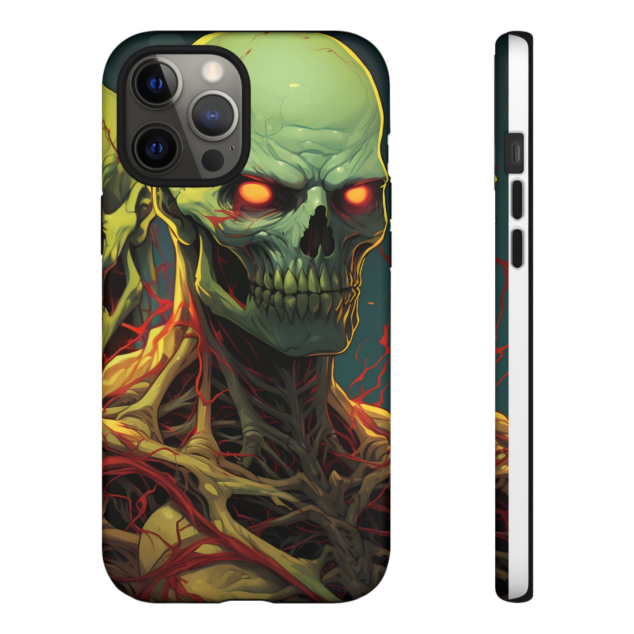 Glowing Skull Hexagon iPhone Case