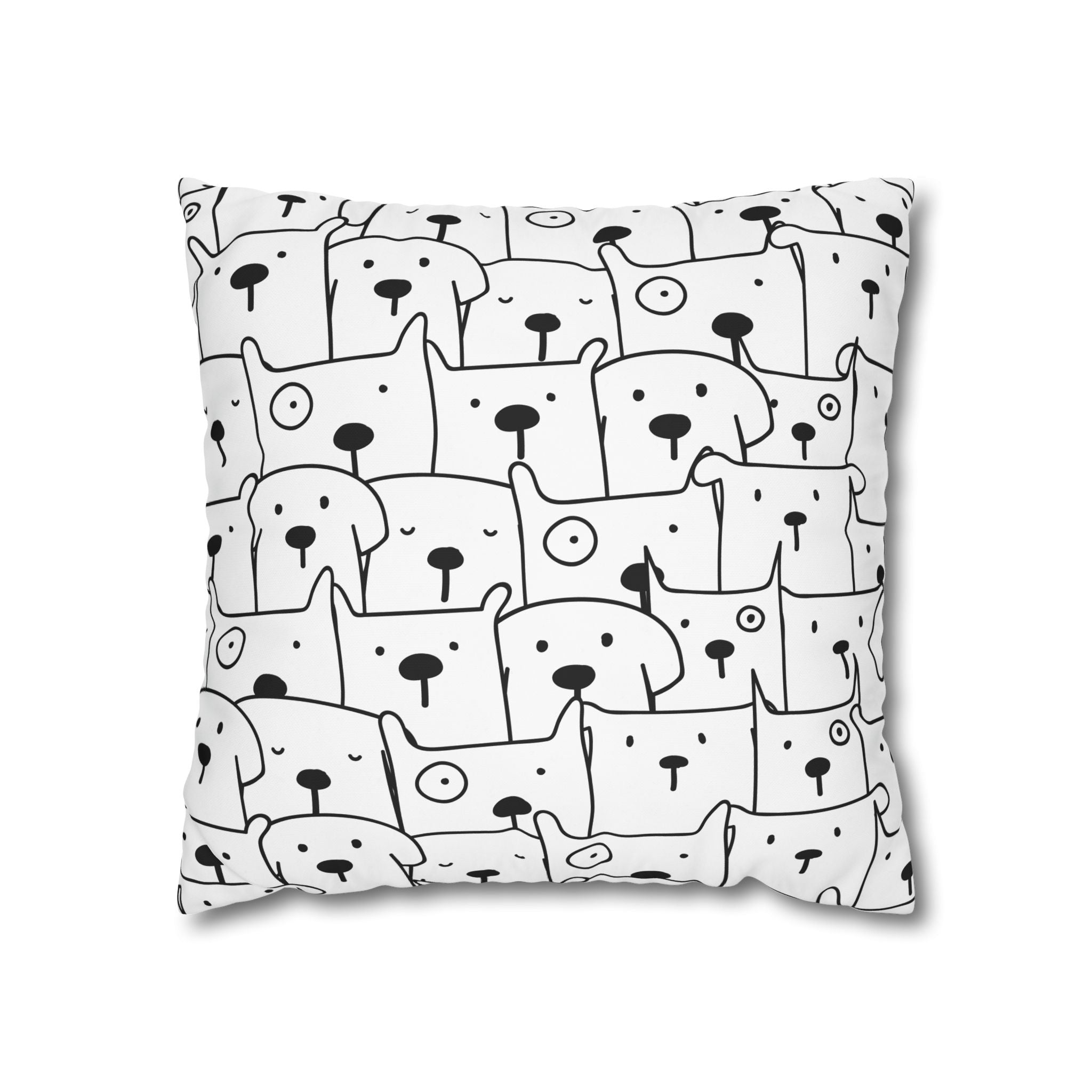 Cute Cartoon Dog Pillowcase - Puppy Party