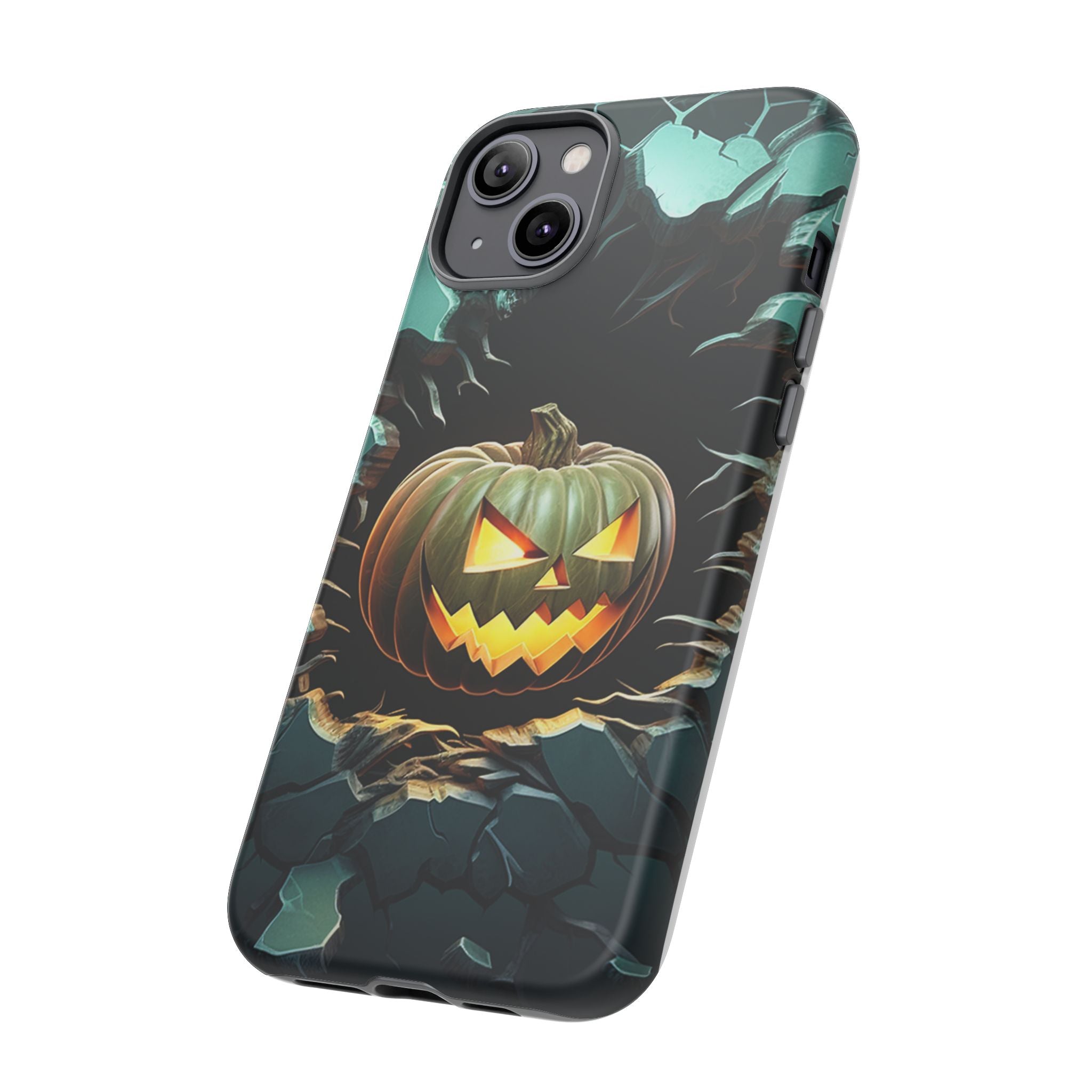 Spooky Jack-o'-Lantern Hexagon iPhone Case